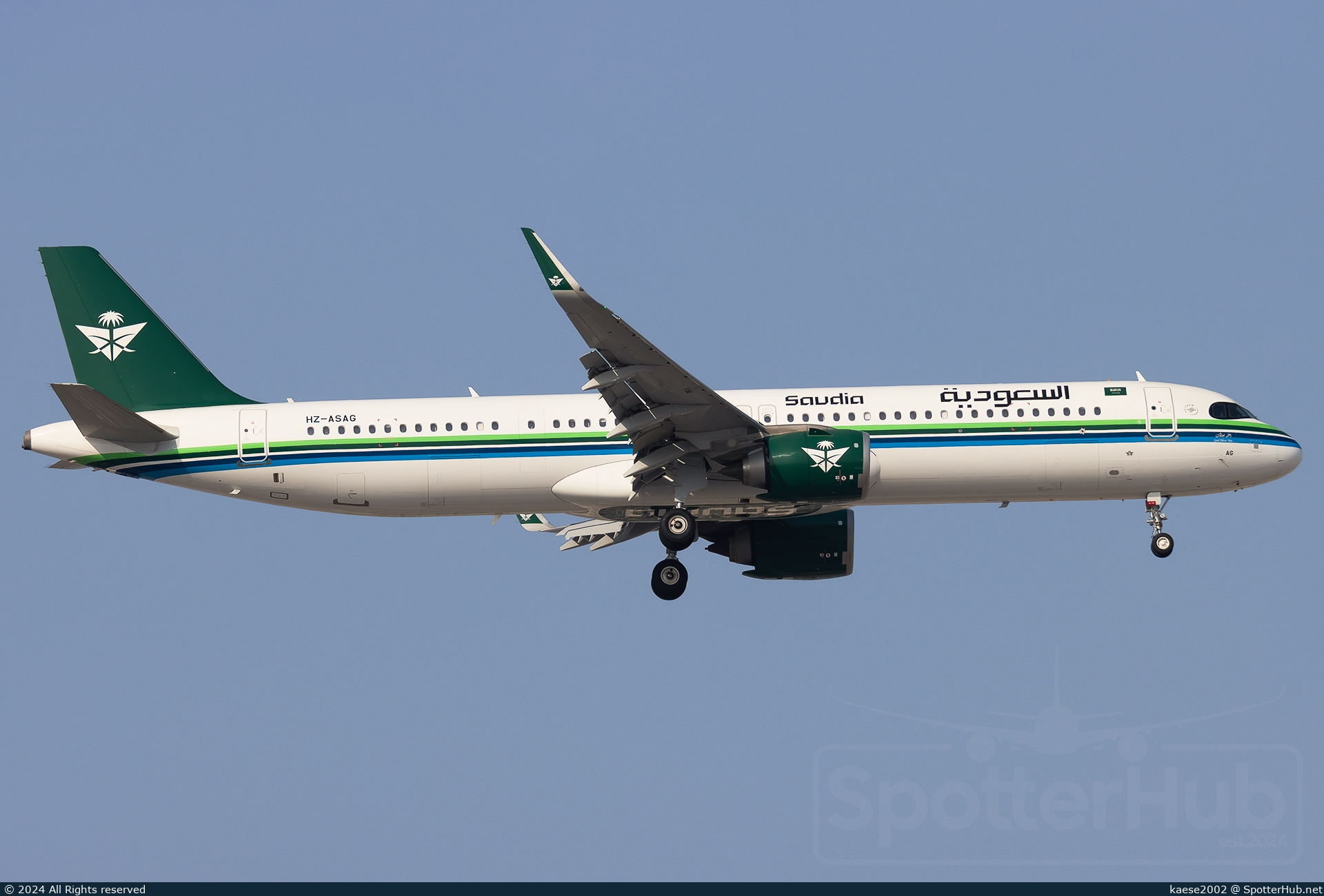 Photo of HZ-ASAG - Airbus A321-251NX operated by Saudia