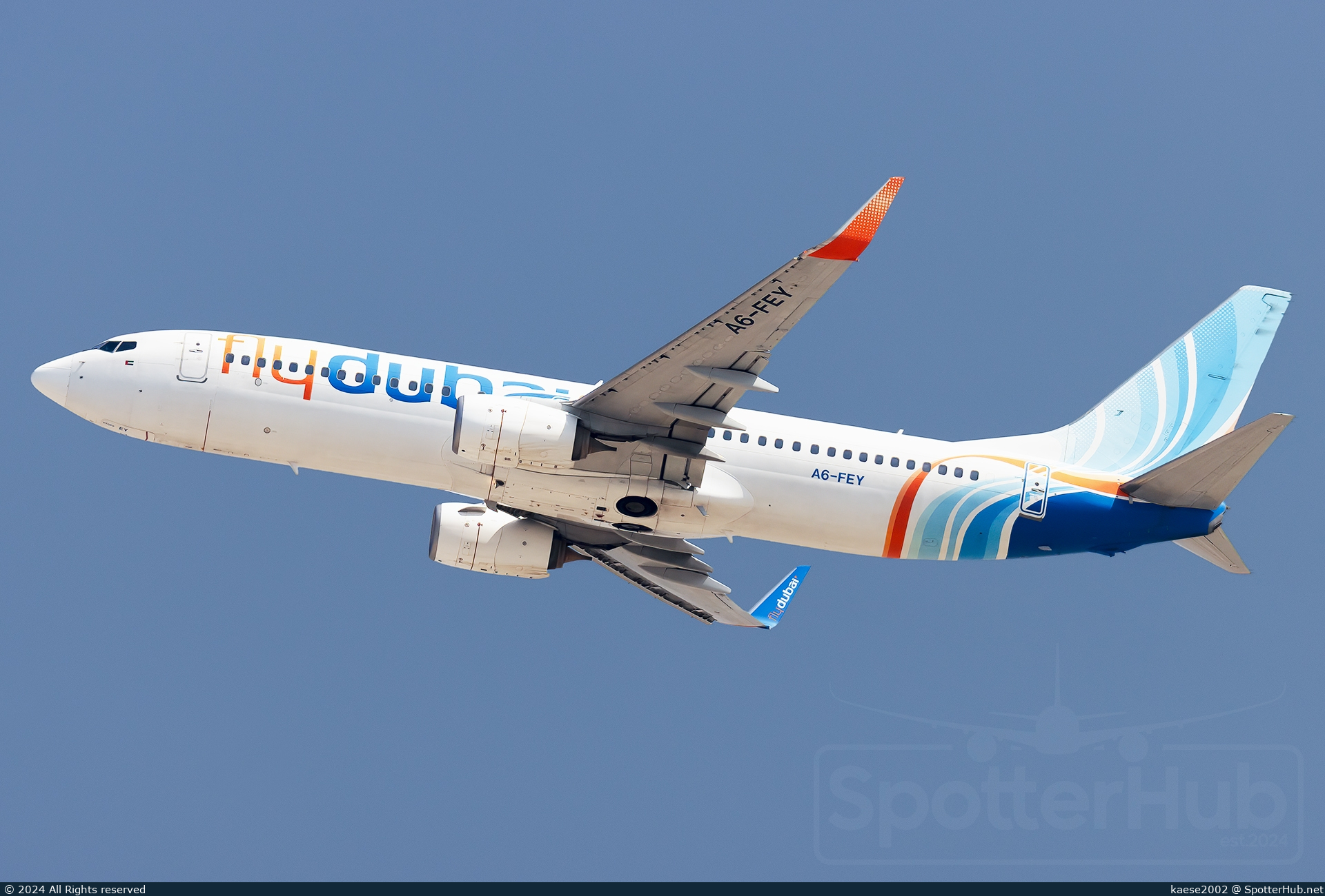 Photo of A6-FEY - Boeing 737-8KN operated by flydubai