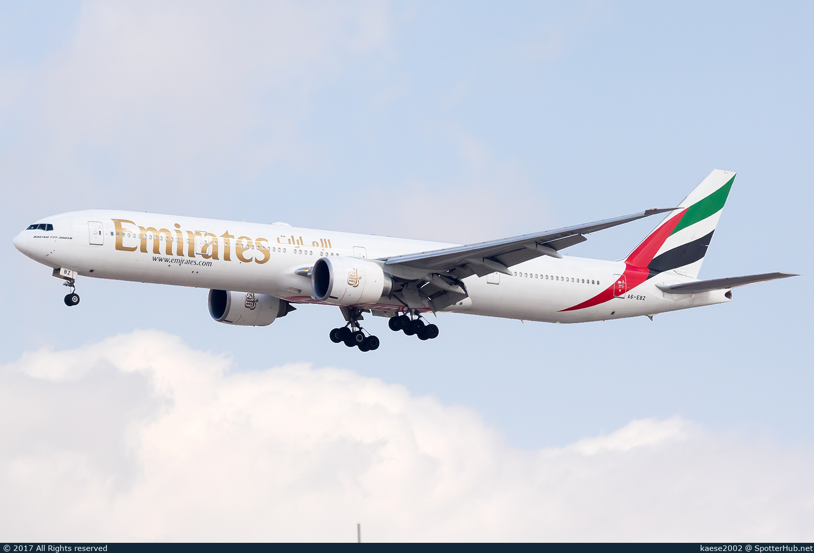 Photo of A6-EBZ - Boeing 777-31H(ER) operated by Emirates