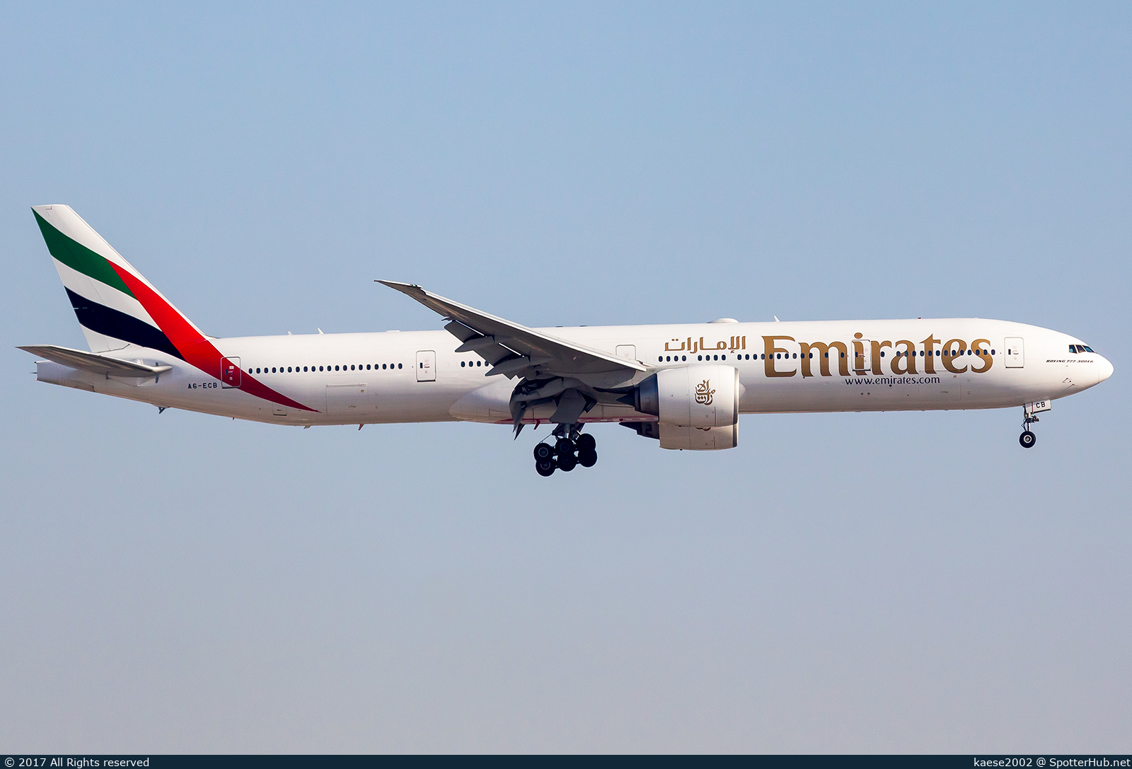 Photo of A6-ECB - Boeing 777-31H(ER) operated by Emirates