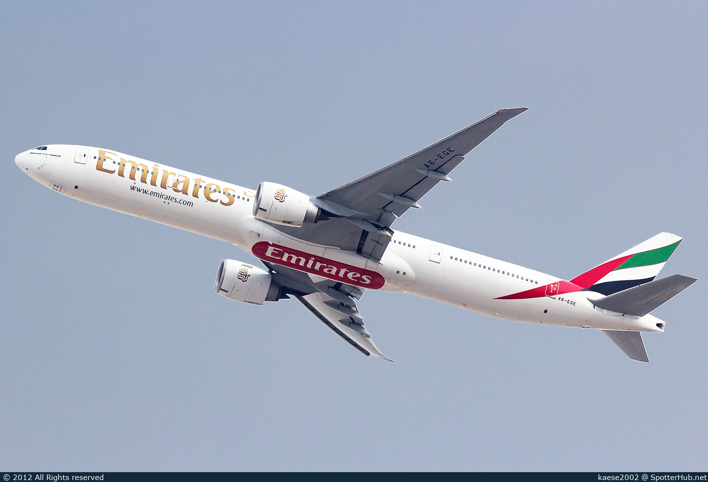 Photo of A6-EGE - Boeing 777-31H(ER) operated by Emirates