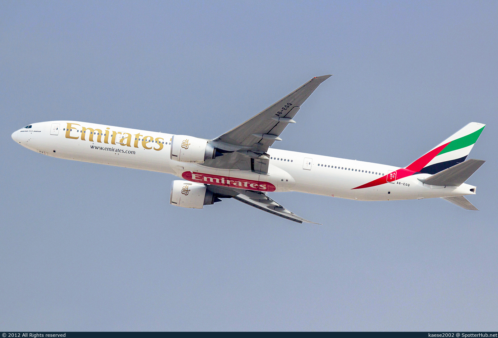 Photo of A6-EGQ - Boeing 777-31H(ER) operated by Emirates