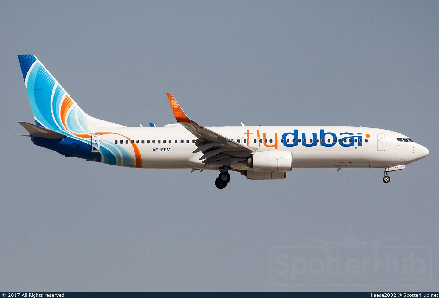 Photo of A6-FDW - Boeing 737-8KN operated by flydubai