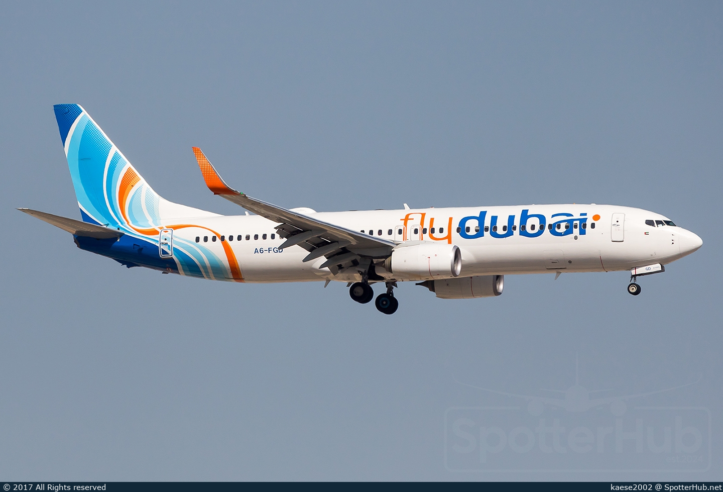 Photo of A6-FGD - Boeing 737-8KN operated by flydubai
