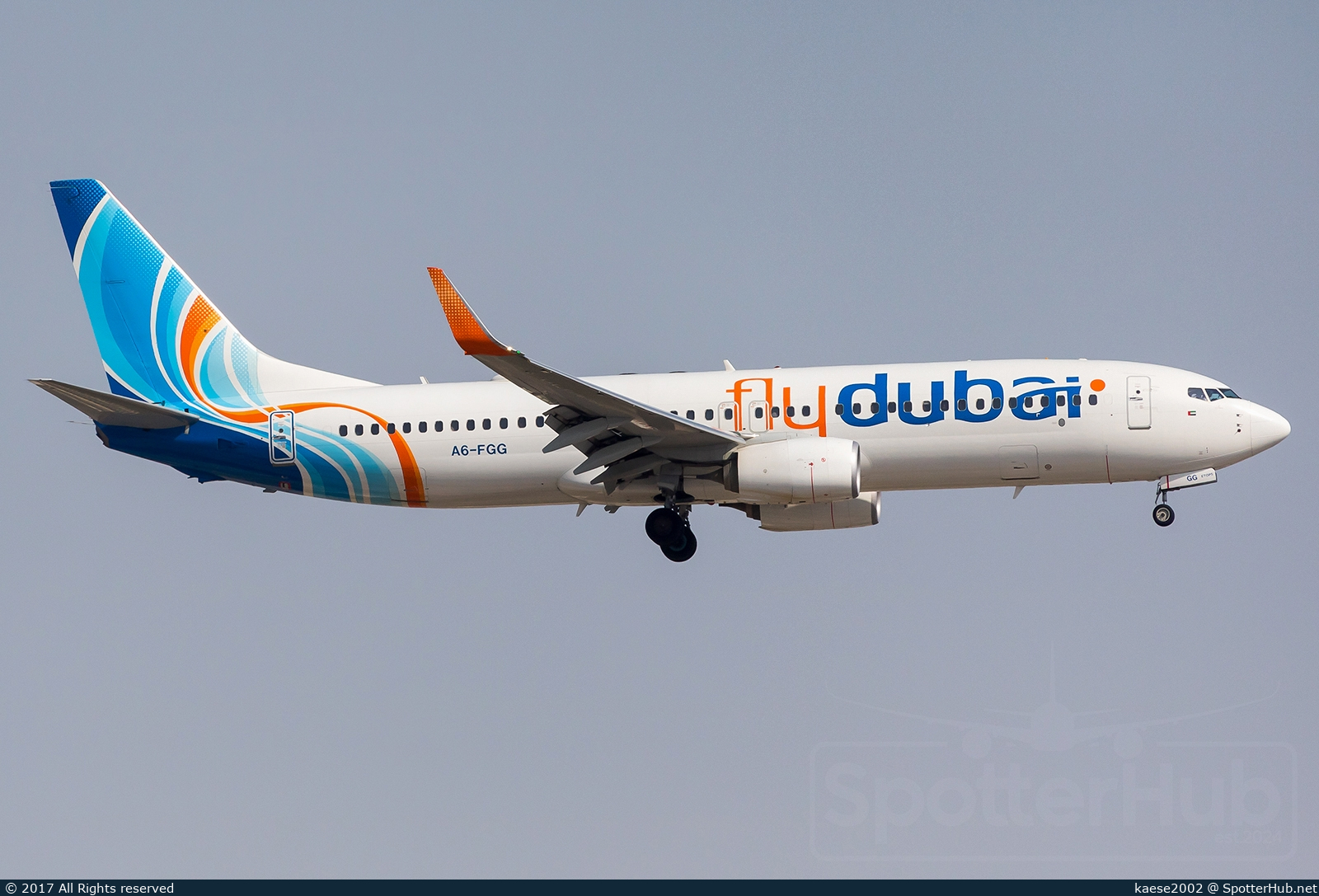 Photo of A6-FGG - Boeing 737-8KN operated by flydubai