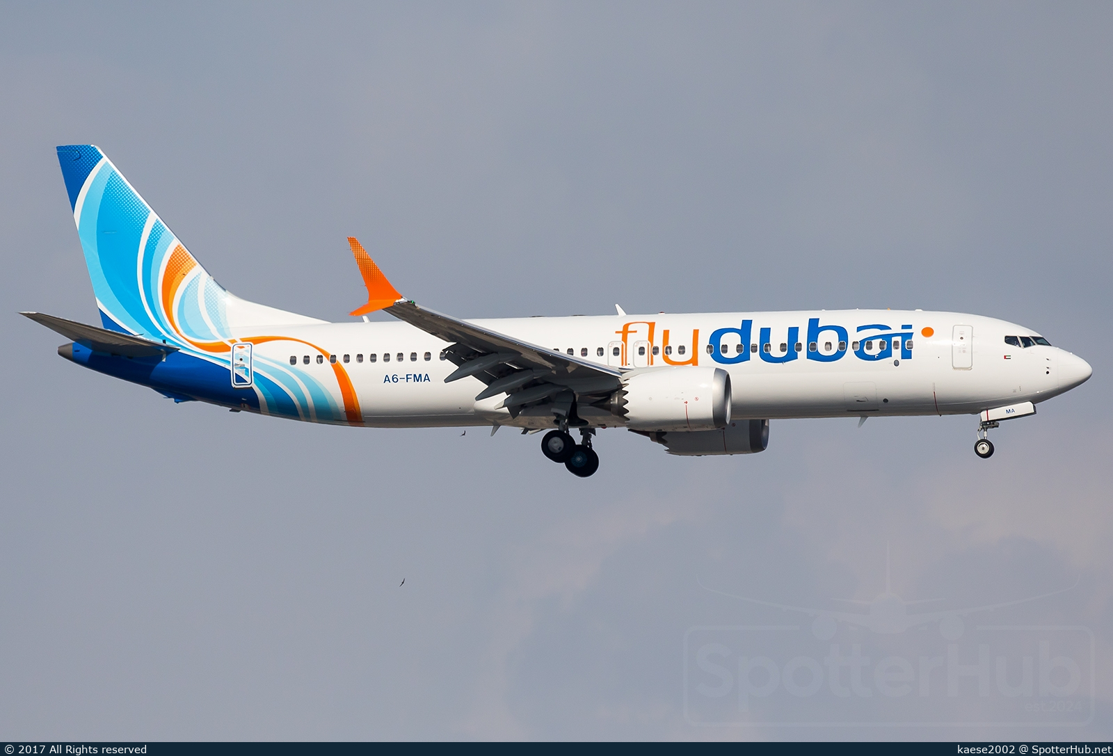 Photo of A6-FMA - Boeing 737 MAX 8 operated by flydubai