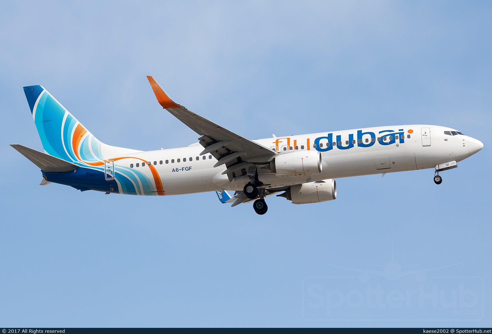 Photo of A6-FGF - Boeing 737-8KN operated by flydubai