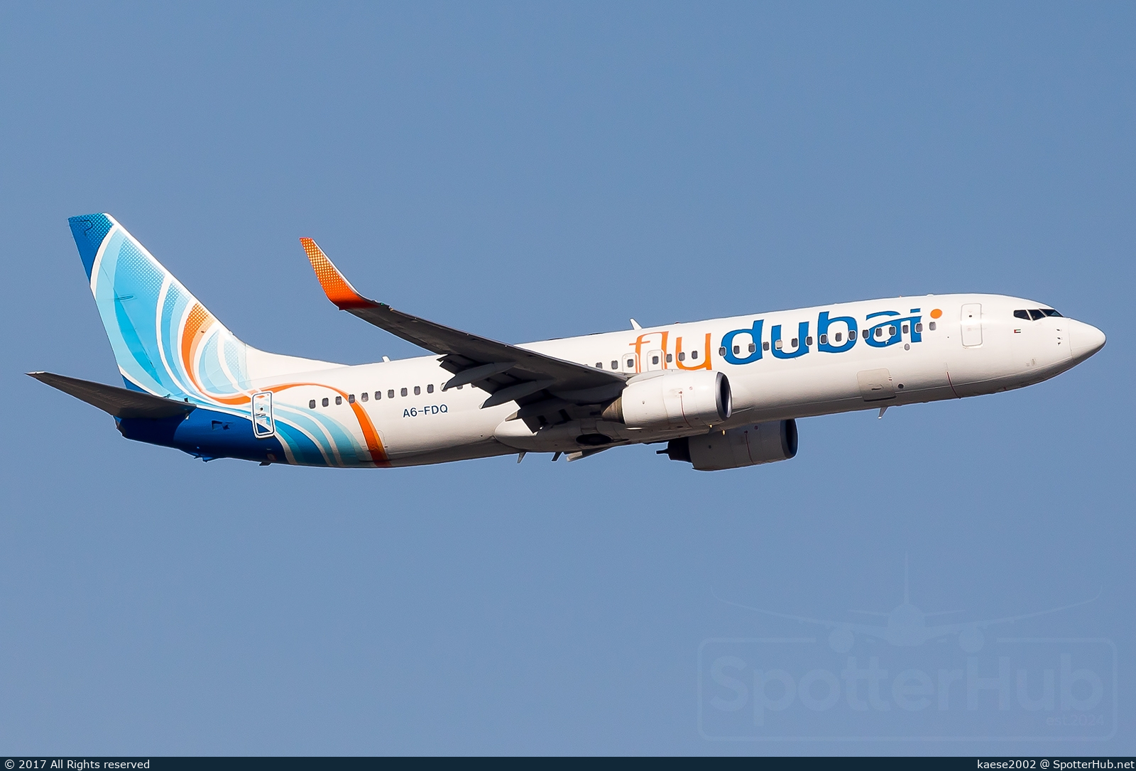 Photo of A6-FDQ - Boeing 737-8KN operated by flydubai