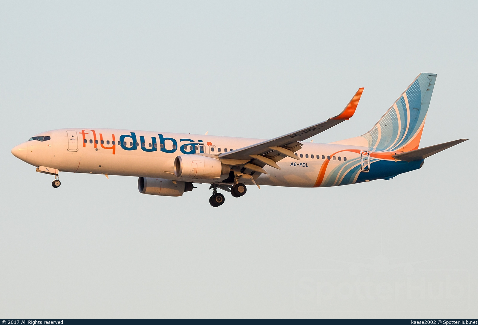 Photo of A6-FDL - Boeing 737-8KN operated by flydubai