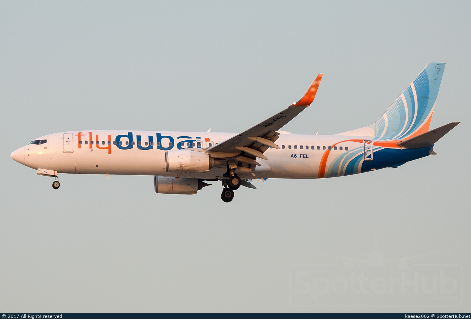 Photo of A6-FEL - Boeing 737-8KN operated by flydubai