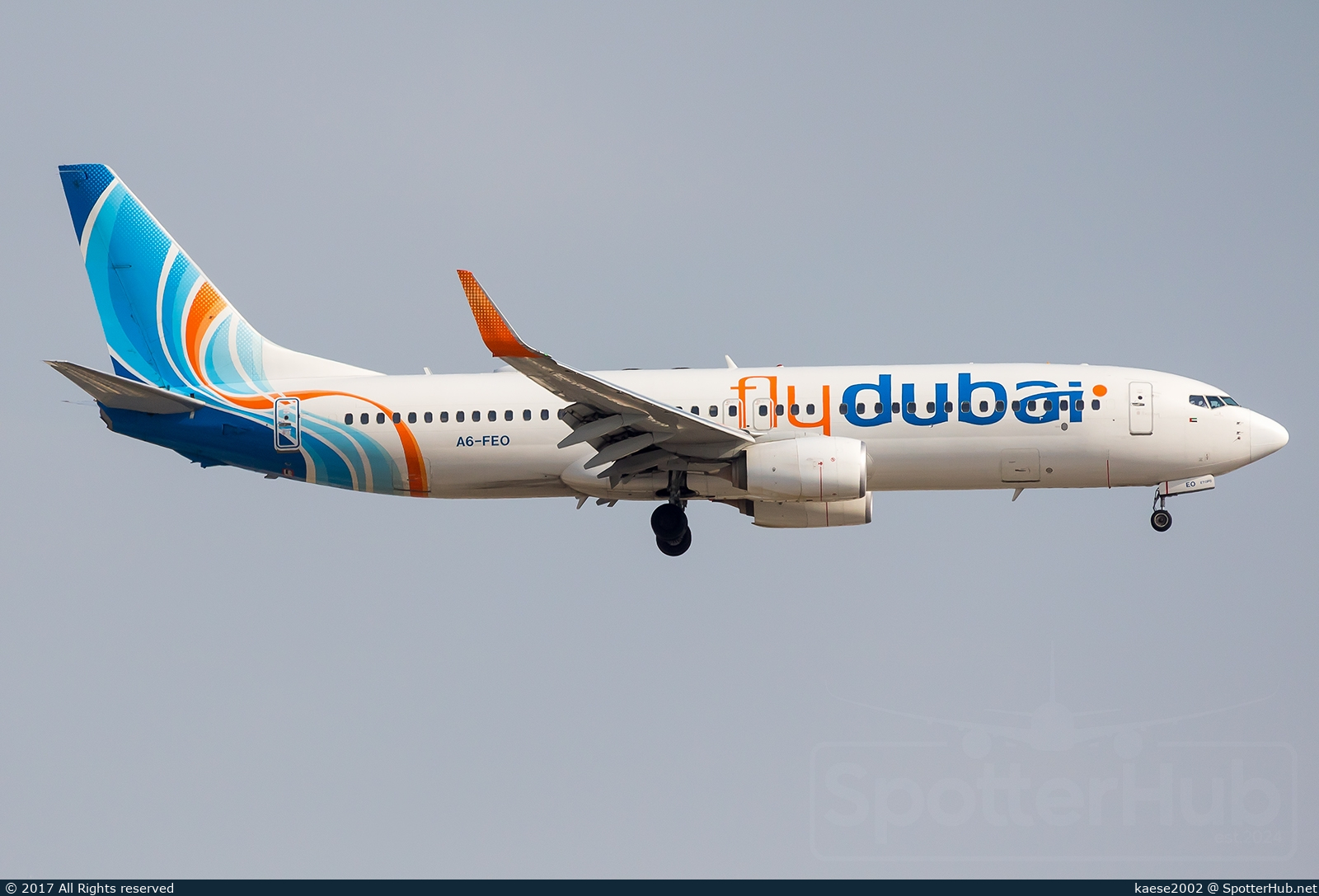 Photo of A6-FEO - Boeing 737-8KN operated by flydubai