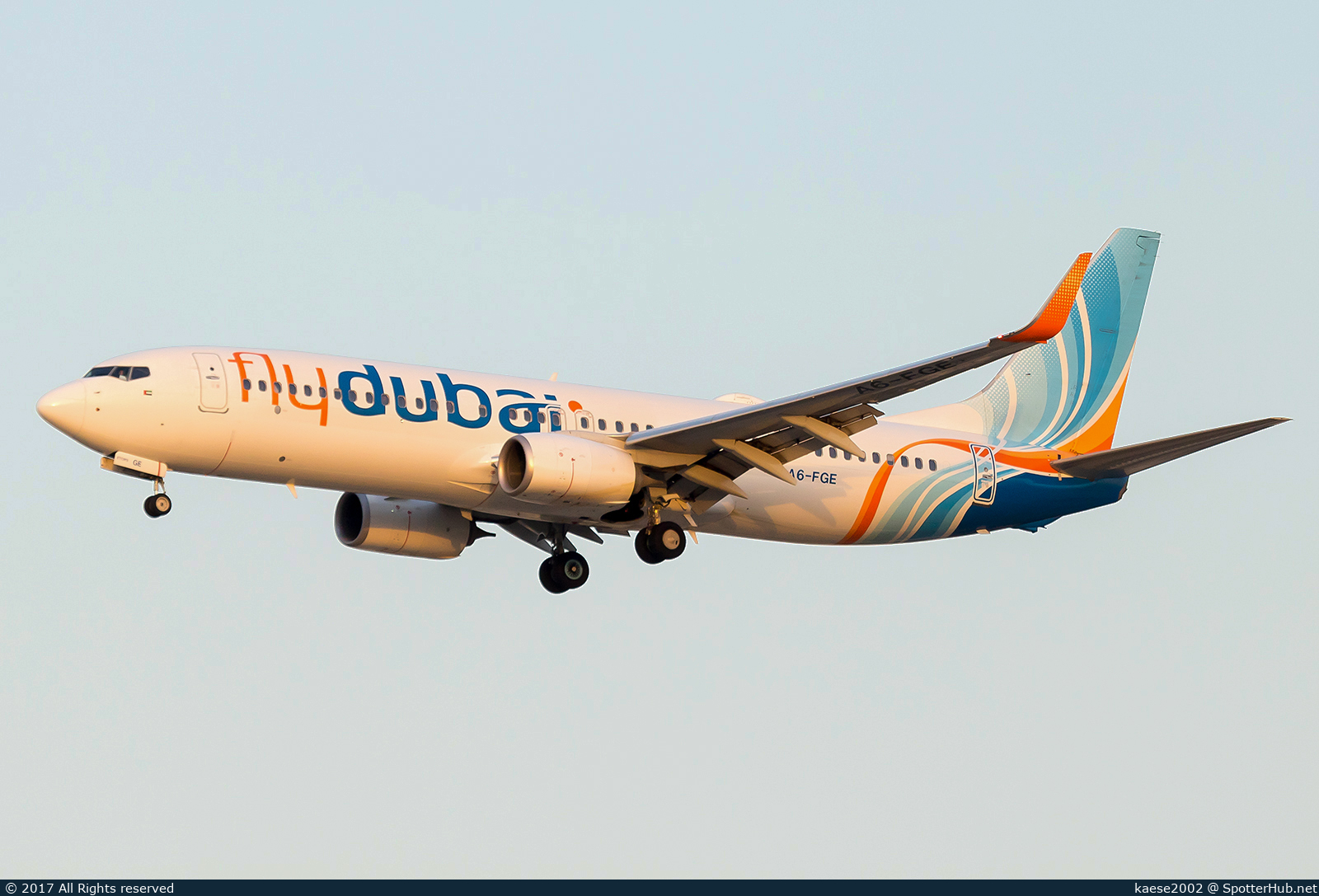Photo of A6-FGE - Boeing 737-8KN operated by flydubai