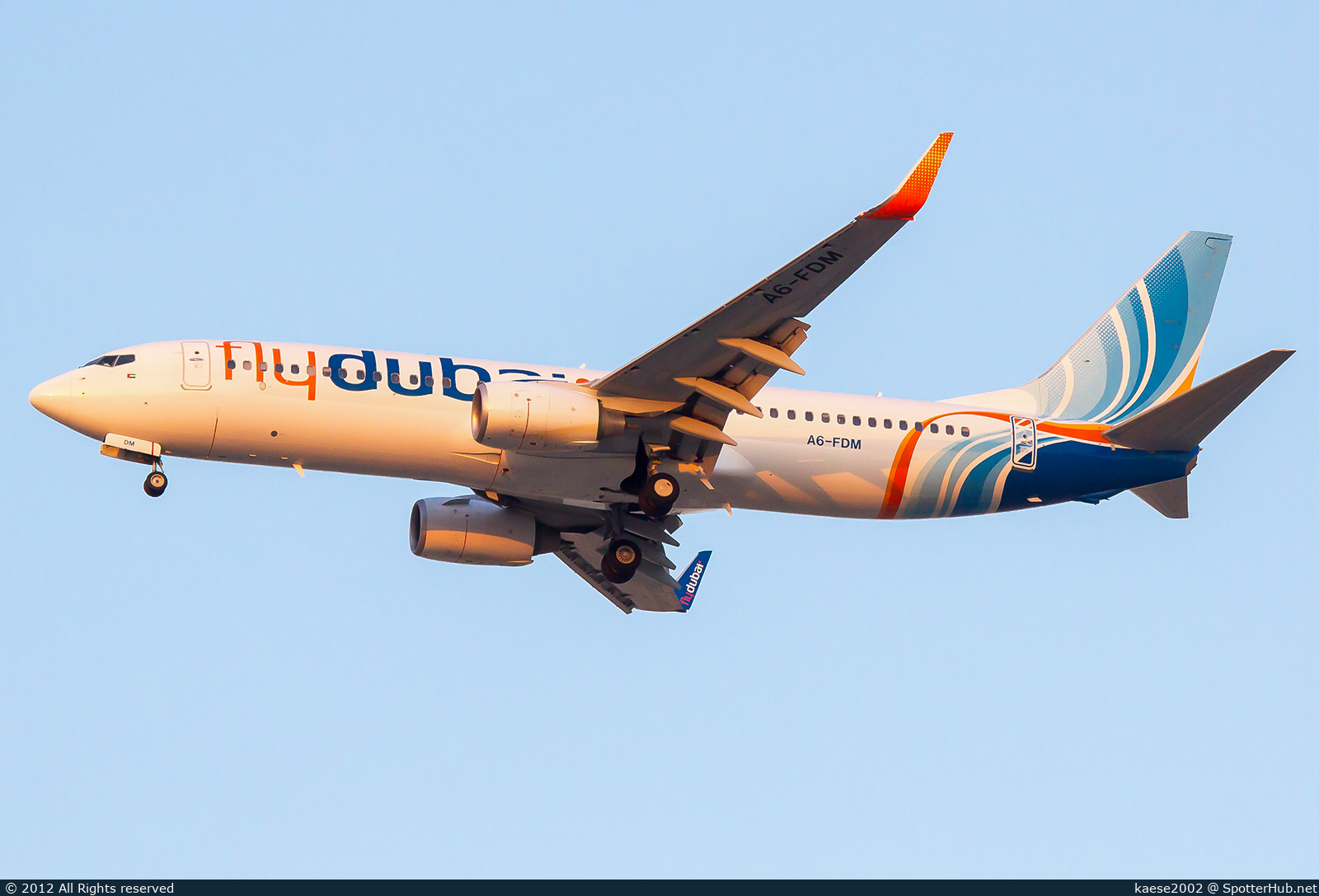 Photo of A6-FDM - Boeing 737-8KN operated by flydubai