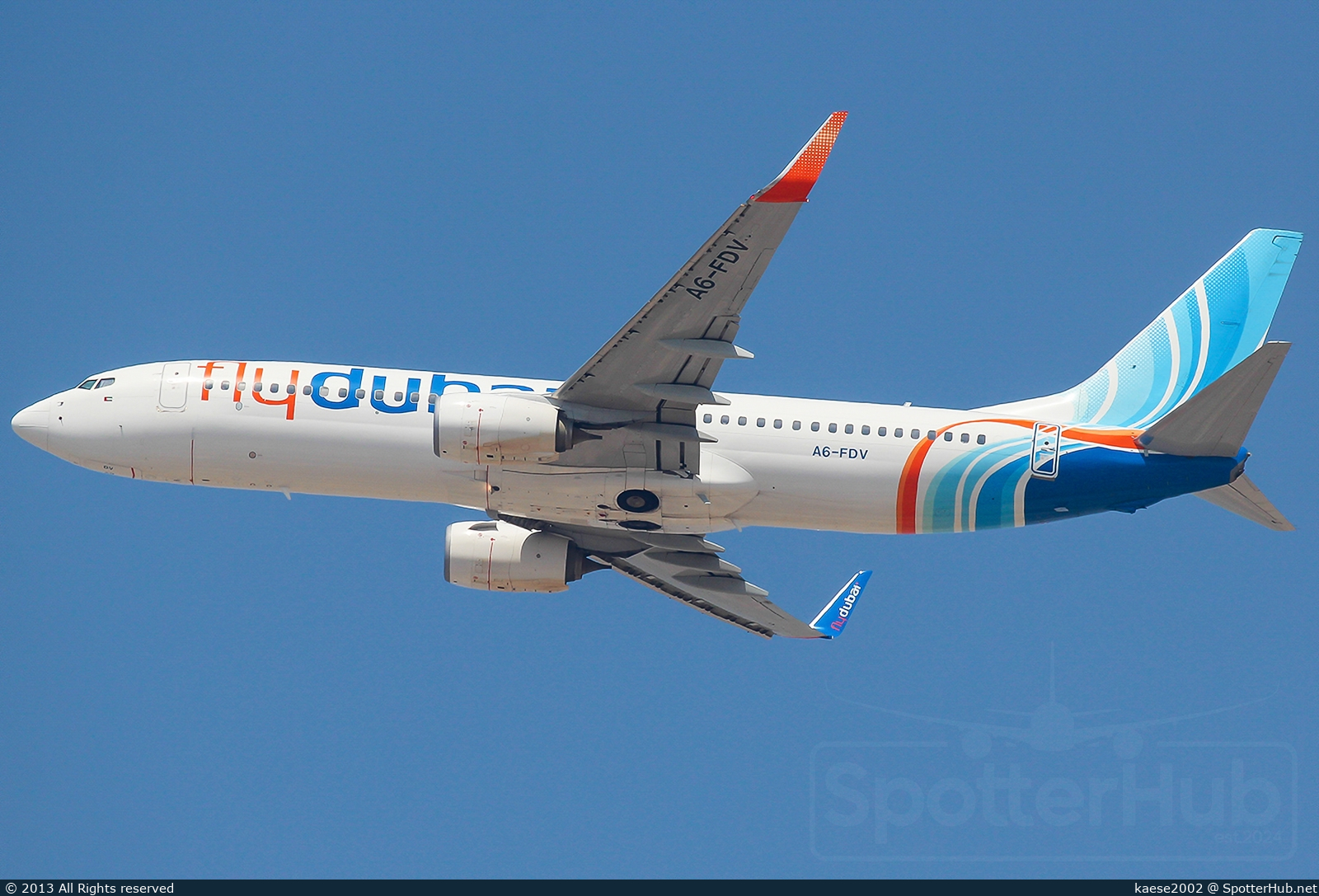 Photo of A6-FDV - Boeing 737-8KN operated by flydubai