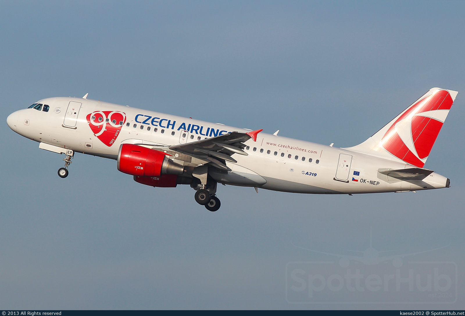 Photo of OK-NEP - Airbus A319-112 operated by CSA Czech Airlines