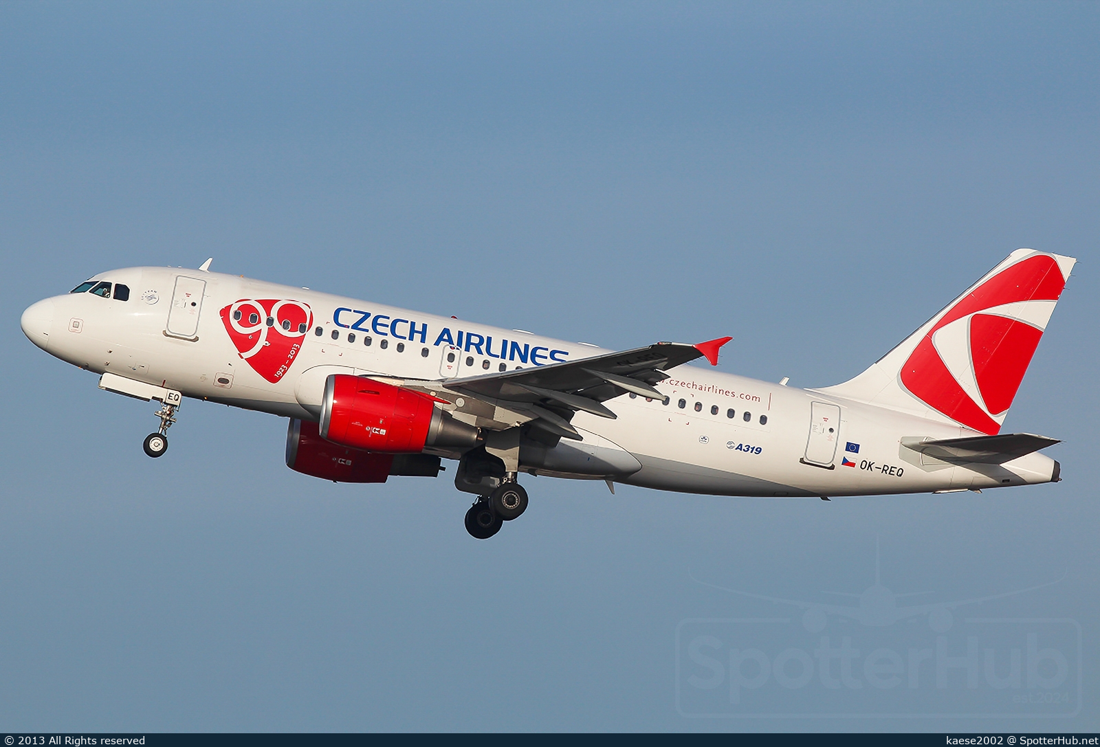 Photo of OK-REQ - Airbus A319-112 operated by CSA Czech Airlines