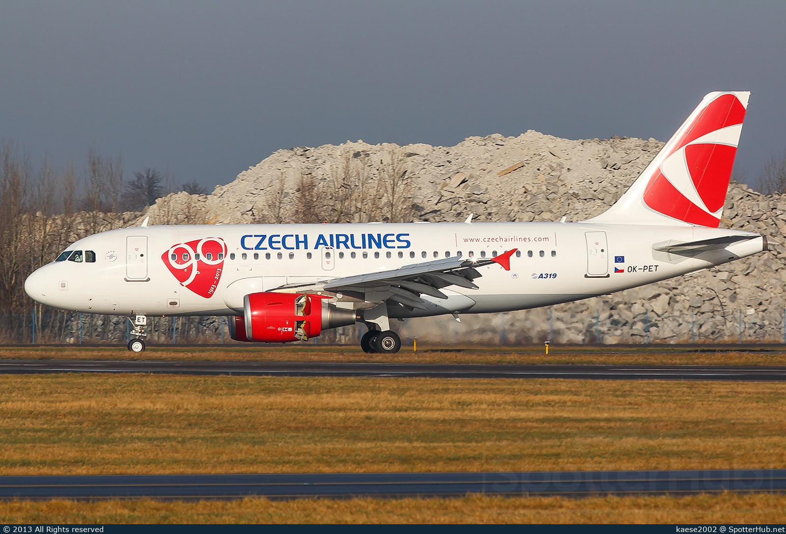 Photo of OK-PET - Airbus A319-112 operated by CSA Czech Airlines