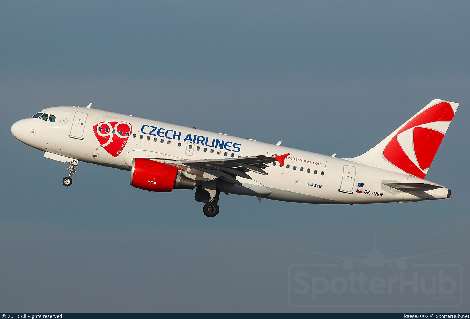Photo of OK-NEN - Airbus A319-112 operated by CSA Czech Airlines