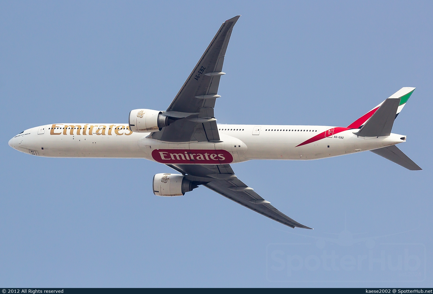 Photo of A6-EBZ - Boeing 777-31H(ER) operated by Emirates