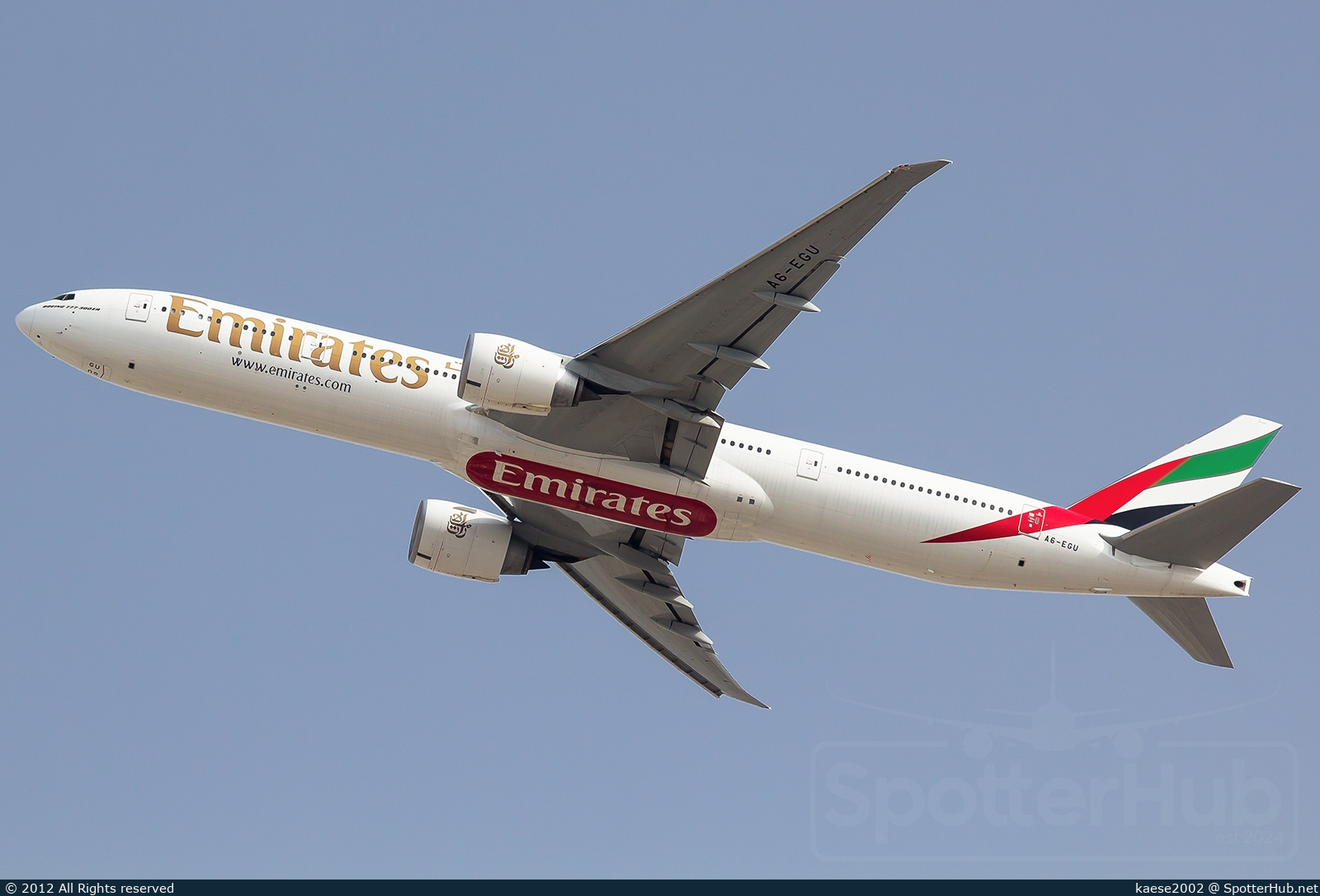 Photo of A6-EGU - Boeing 777-31H(ER) operated by Emirates