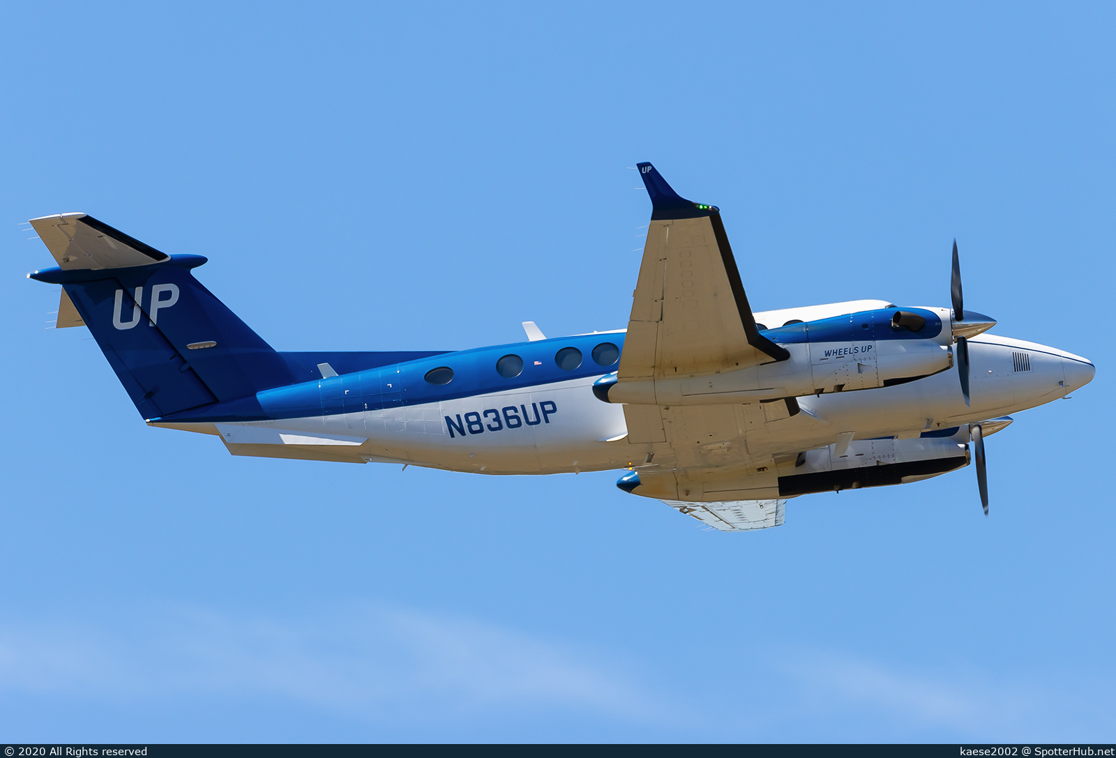 Photo of N836UP - Beechcraft B300 Super King Air 350i operated by Wheels Up Private Jets