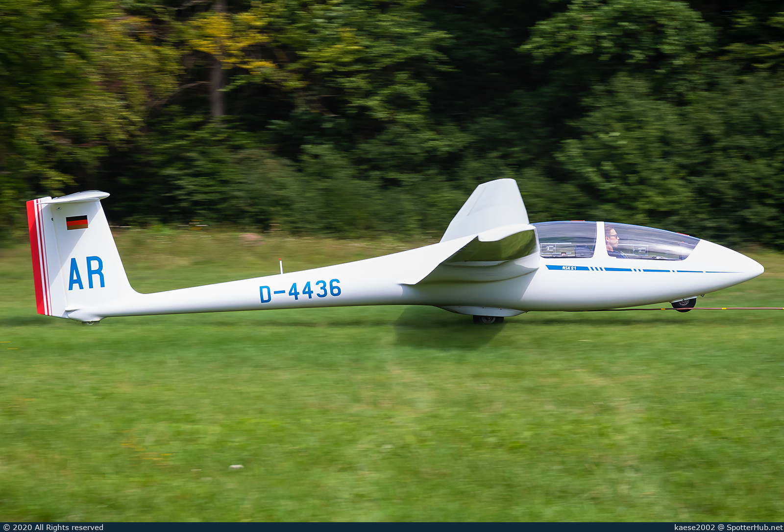 Photo of D-4436 - Schleicher ASK 21 operated by Kreisluftsportverband Waldeck