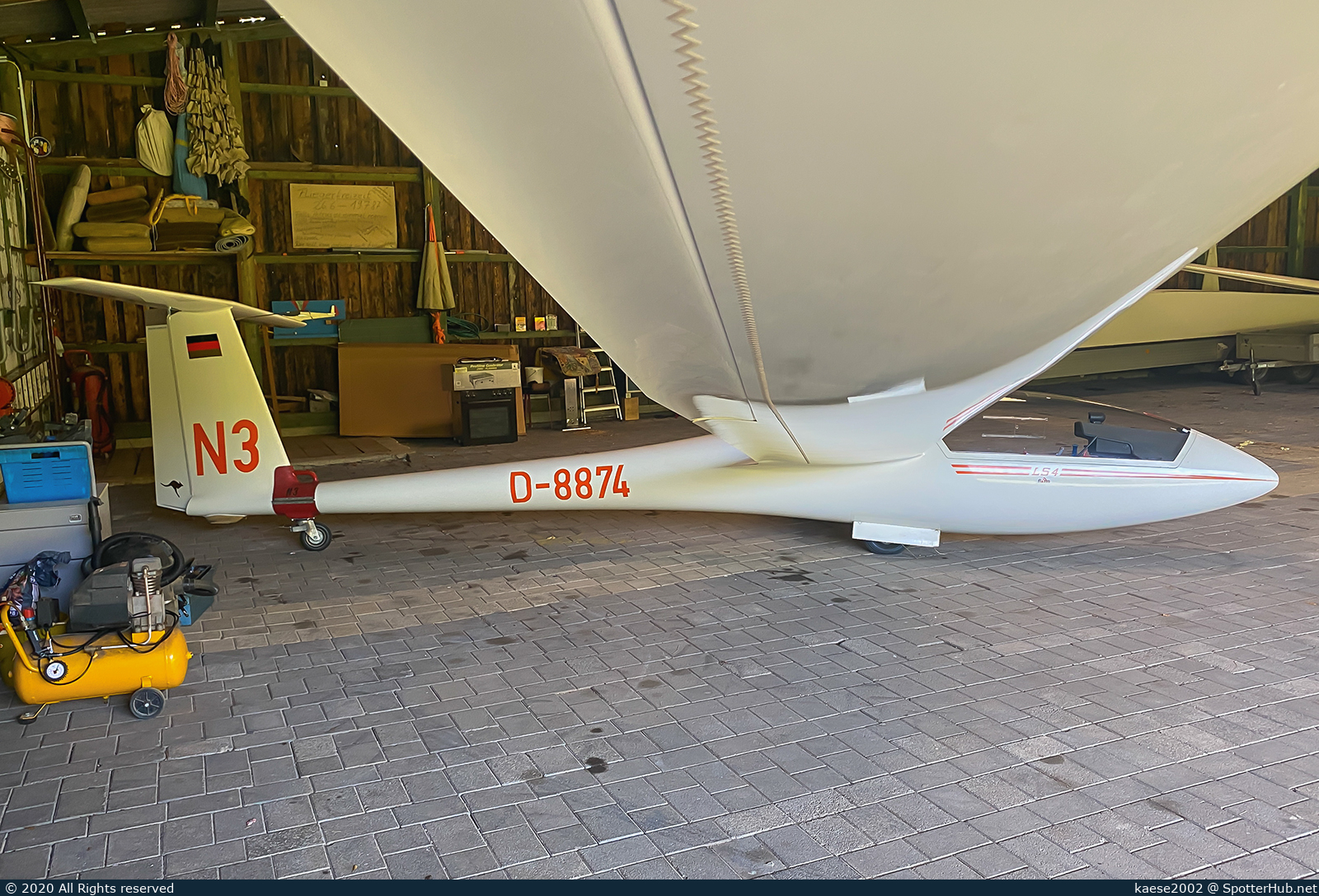 Photo of D-8874 - Rolladen-Schneider LS4 operated by Kreisluftsportverband Waldeck