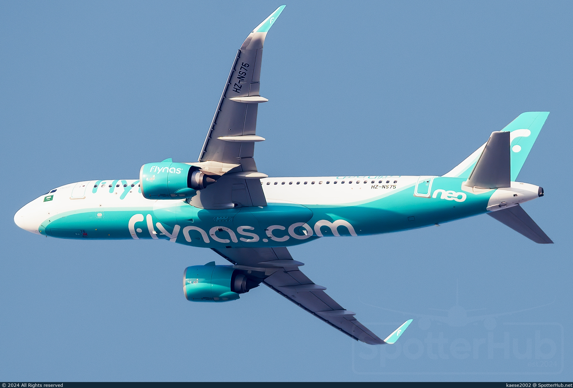 Photo of HZ-NS75 - Airbus A320-251N operated by Flynas