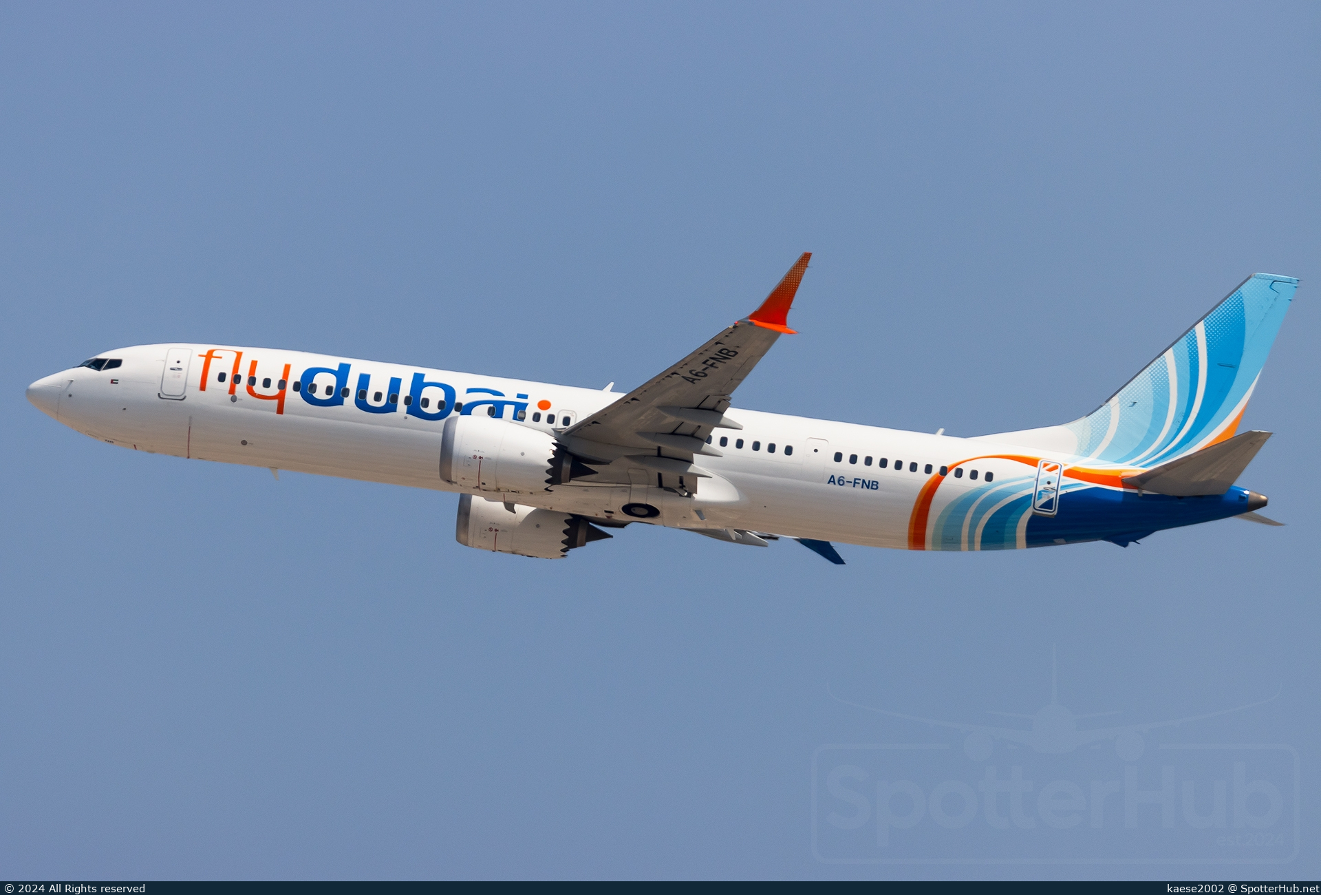 Photo of A6-FNB - Boeing 737 MAX 9 operated by flydubai