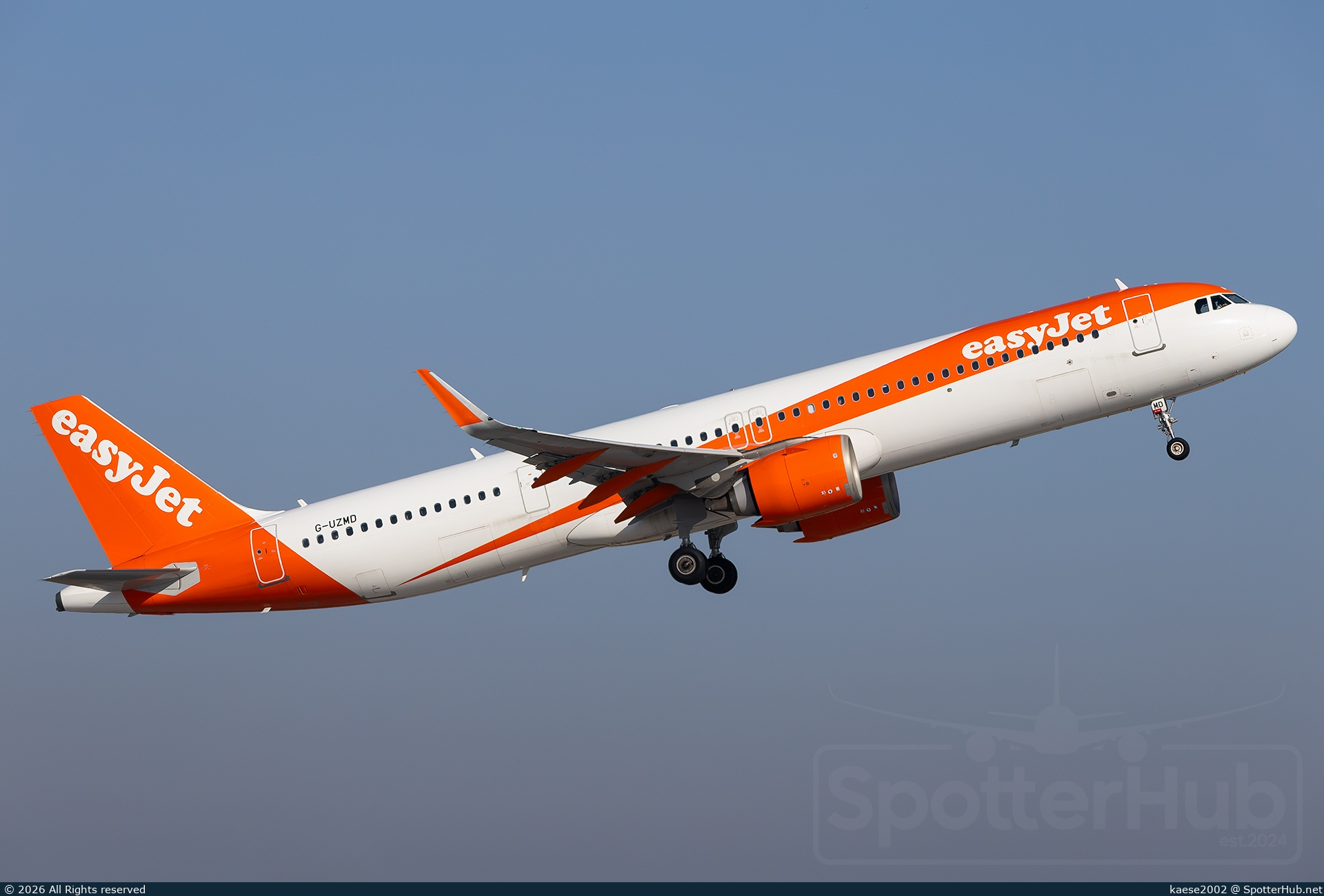 Photo of G-UZMD - Airbus A321-251NX operated by easyJet