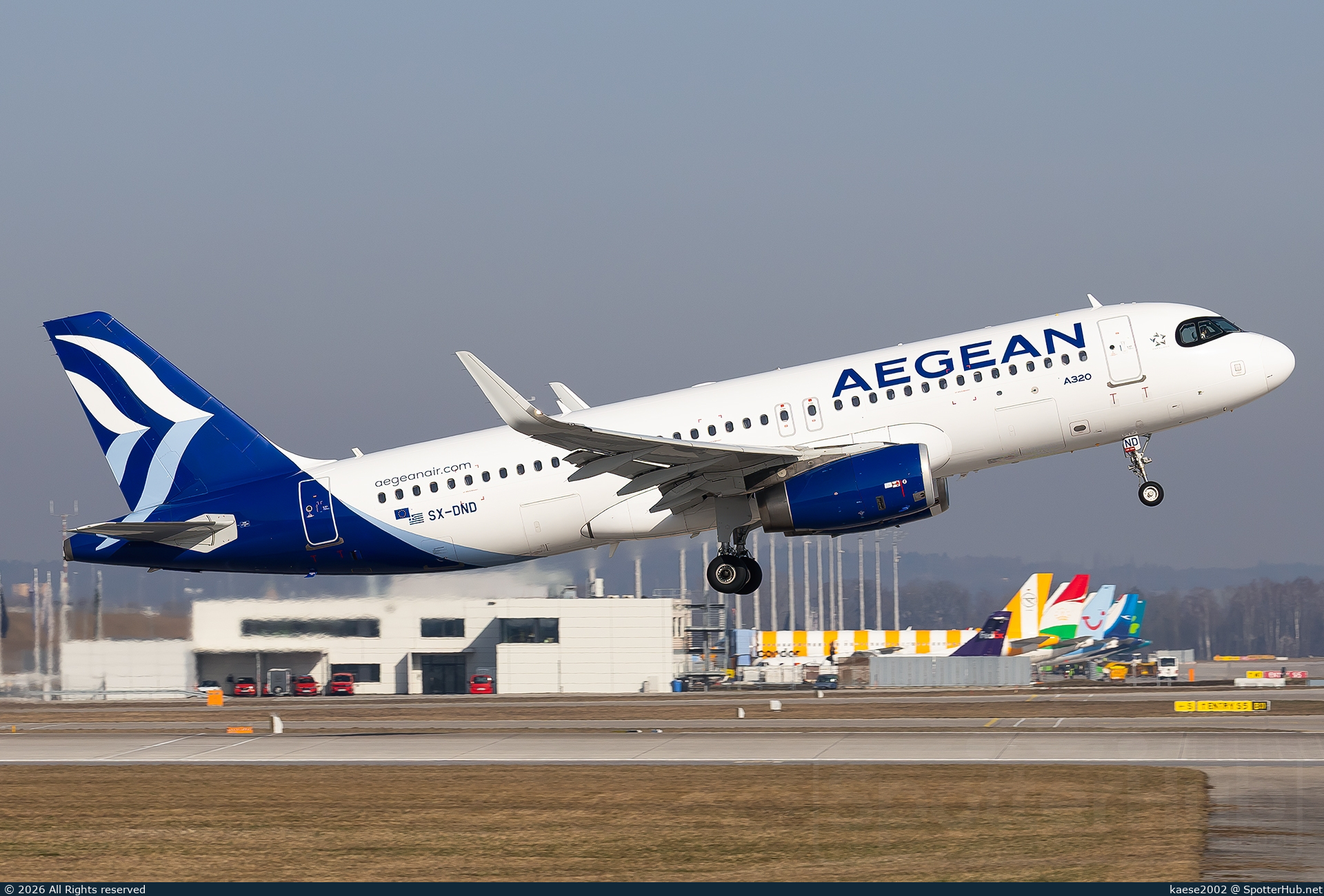 Photo of SX-DND - Airbus A320-232 operated by Aegean Airlines