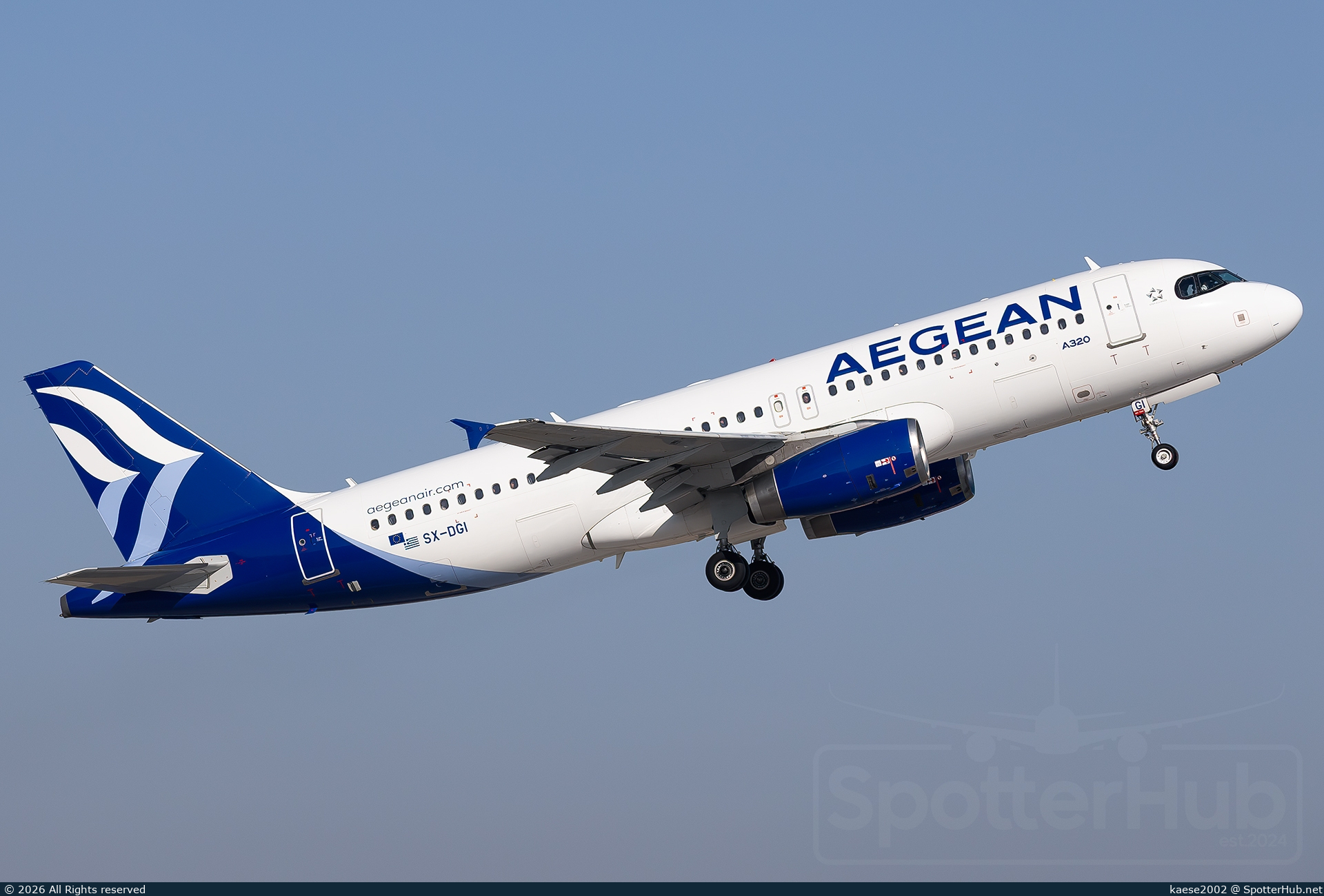 Photo of SX-DGI - Airbus A320-232 operated by Aegean Airlines