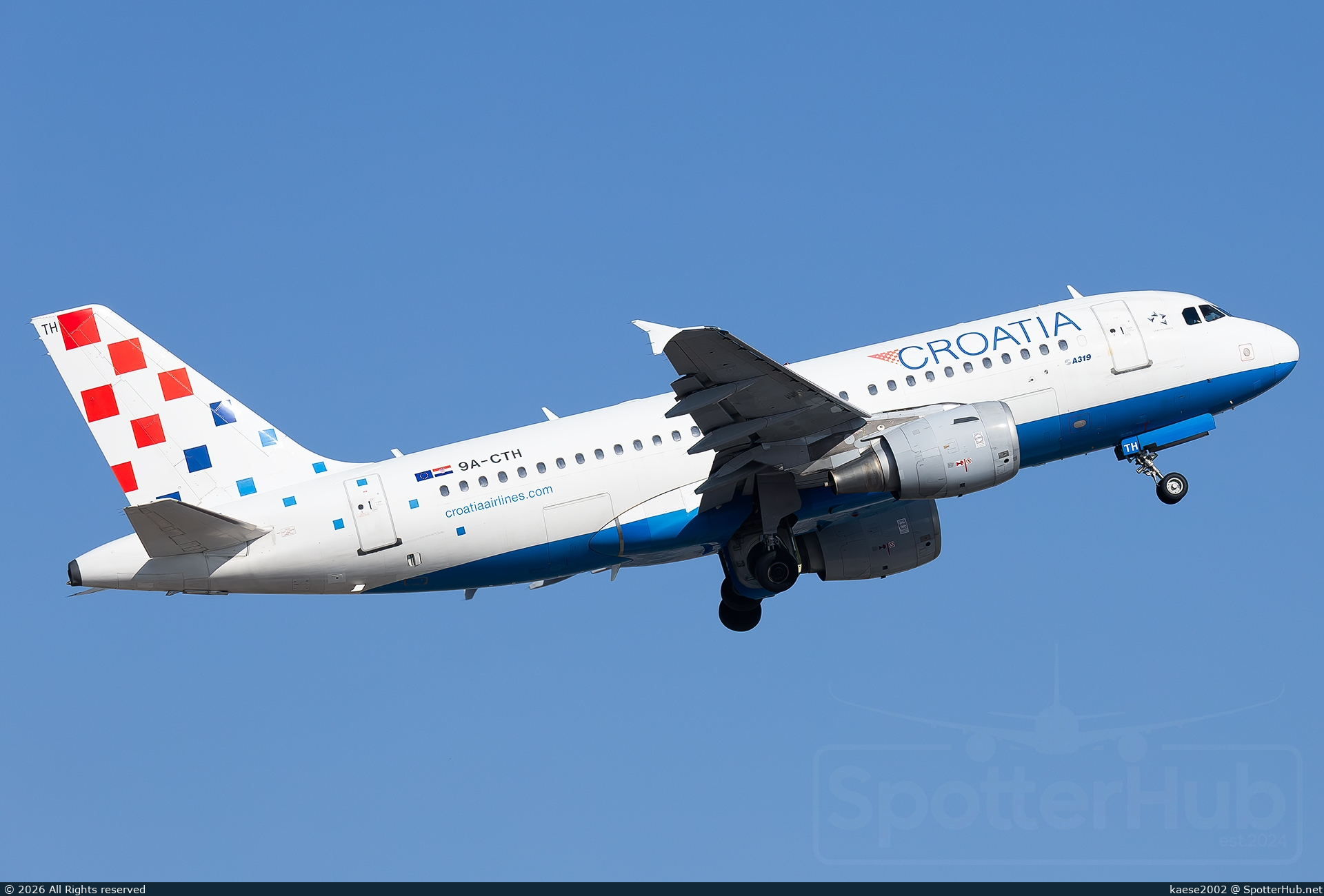 Photo of 9A-CTH - Airbus A319-112 operated by Croatia Airlines