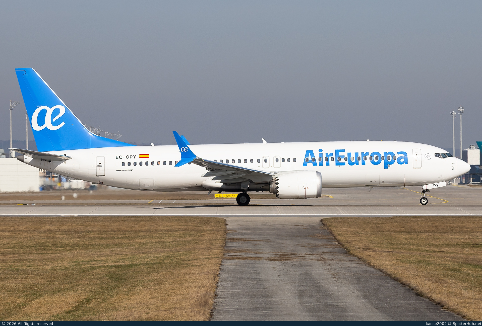 Photo of EC-OPY - Boeing 737 MAX 8 operated by Air Europa