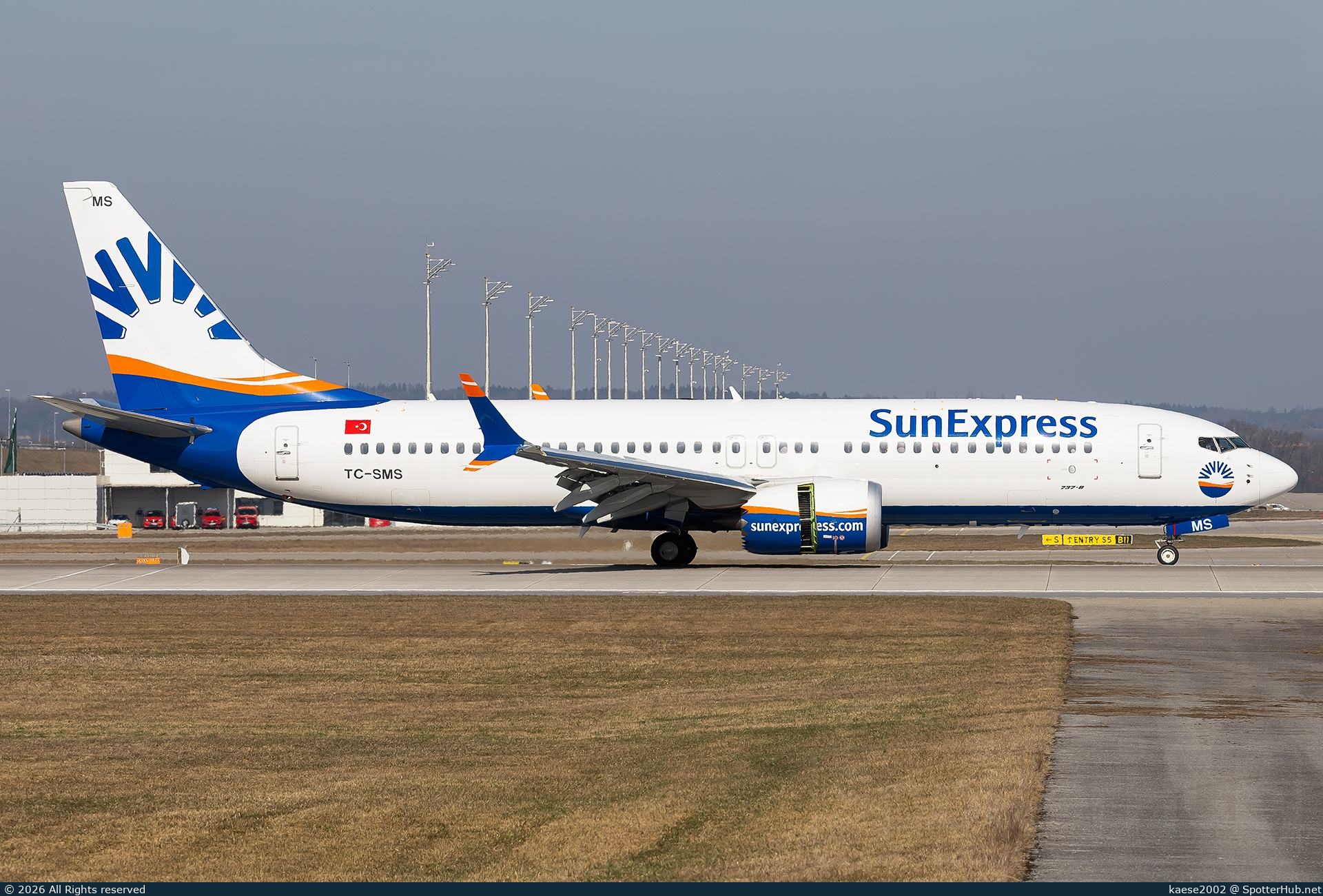 Photo of TC-SMS - Boeing 737 MAX 8 operated by SunExpress