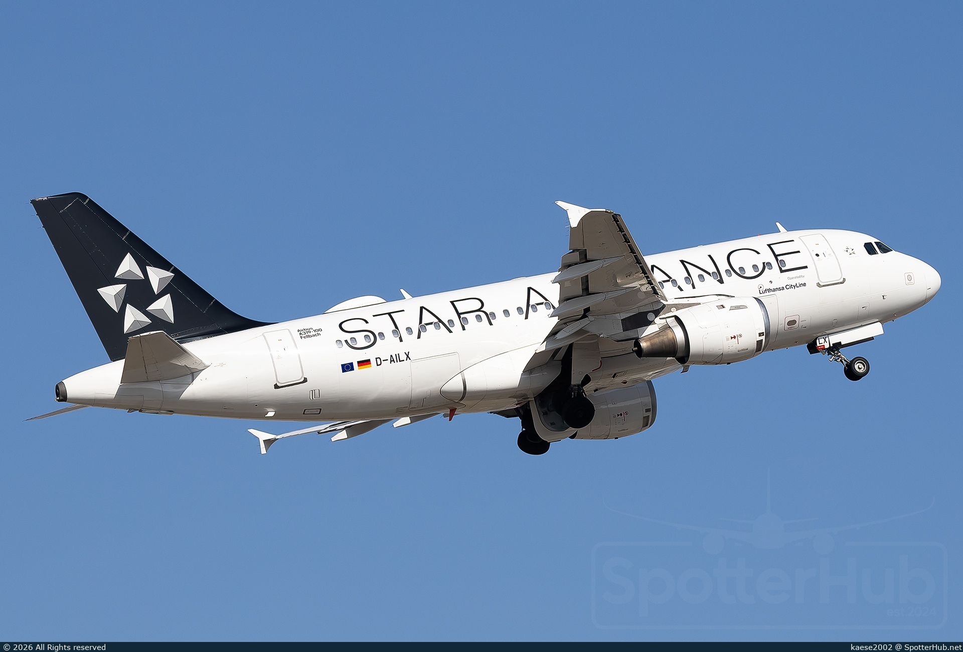 Photo of D-AILX - Airbus A319-114 operated by Lufthansa CityLine