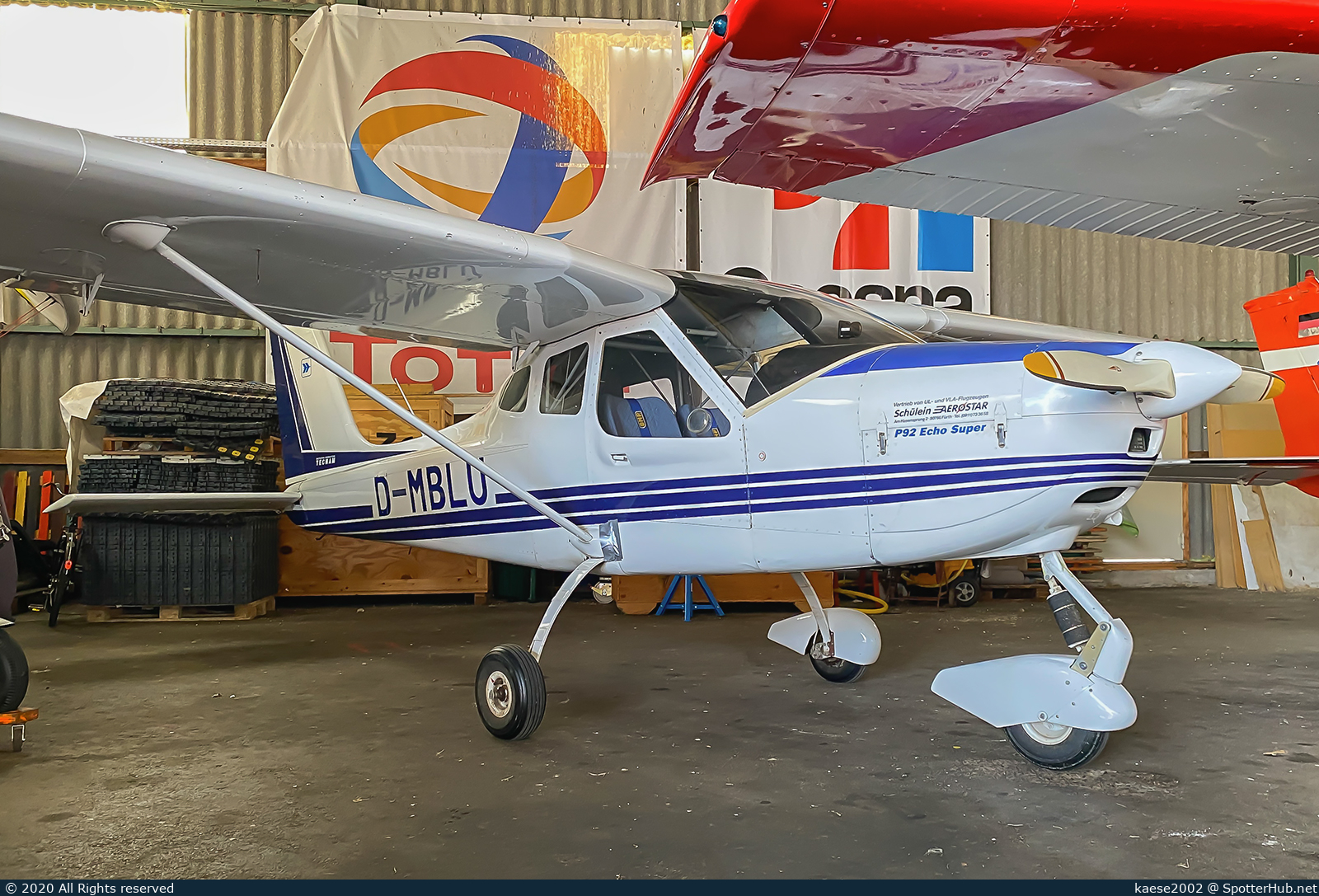 Photo of D-MBLU - Tecnam P92 Echo Super operated by Flugschule Tannheim