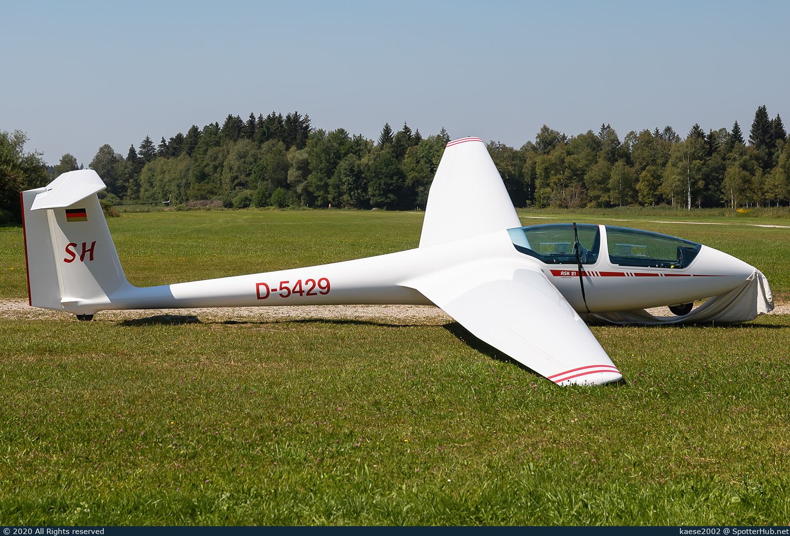 Photo of D-5429 - Schleicher ASK 21 operated by Luftsportgruppe Isny-Westallgäu