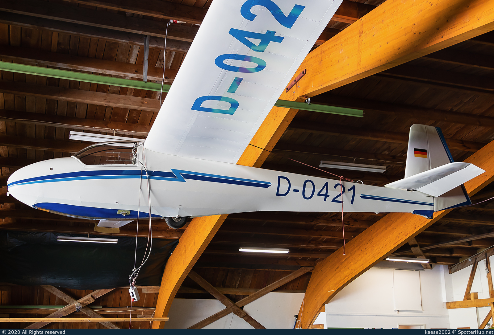 Photo of D-0421 - Schleicher K 8B operated by Luftsportgruppe Isny-Westallgäu