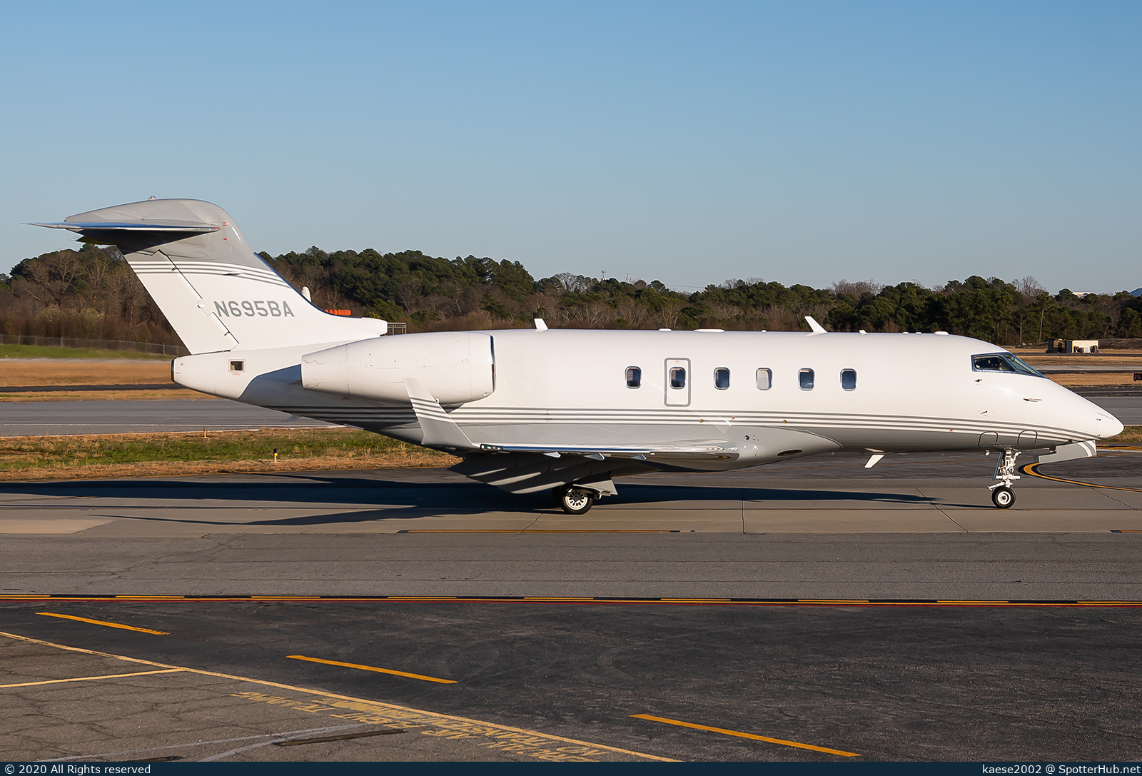 Photo of N695BA - Bombardier Challenger 300 operated by Boardman Aviation
