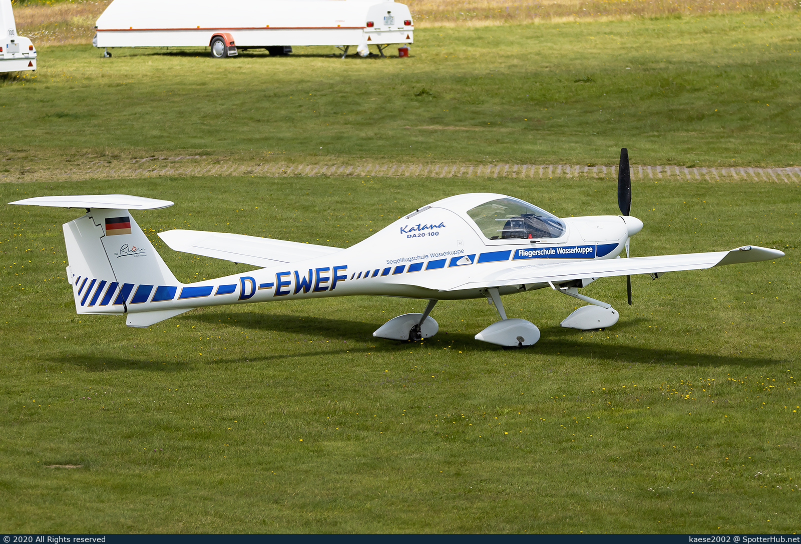 Photo of D-EWEF - Diamond DA20-100 Katana operated by Fliegerschule Wasserkuppe