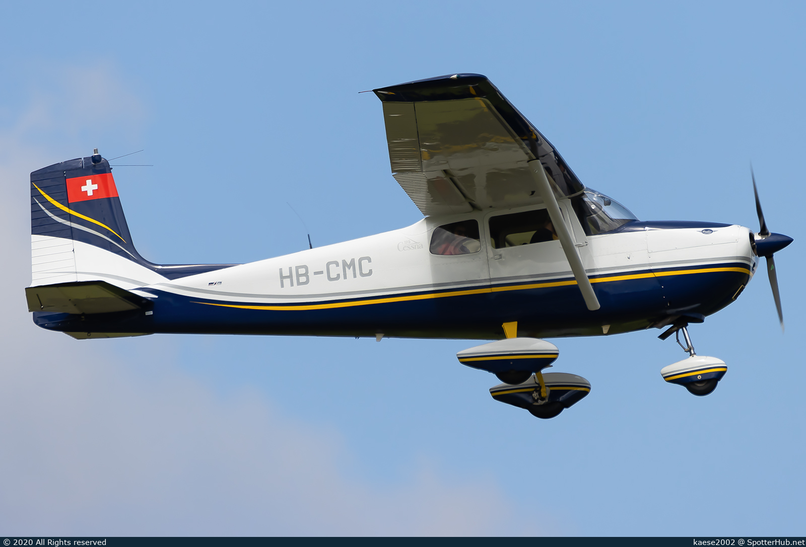 Photo of HB-CMC - Cessna 175 Skylark operated by Private