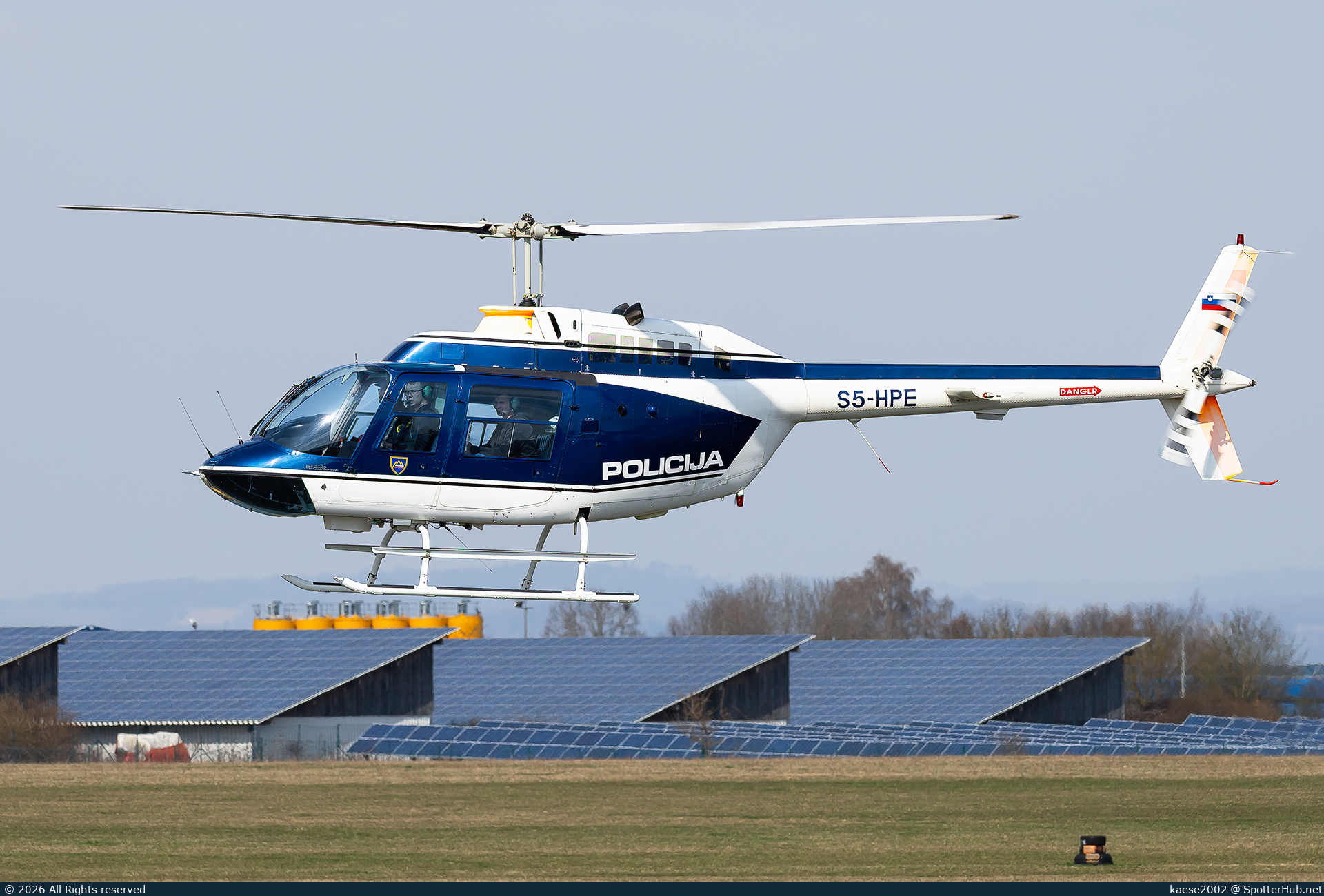 Photo of S5-HPE - Agusta-Bell AB-206B JetRanger III operated by Slovenian Police - Policija