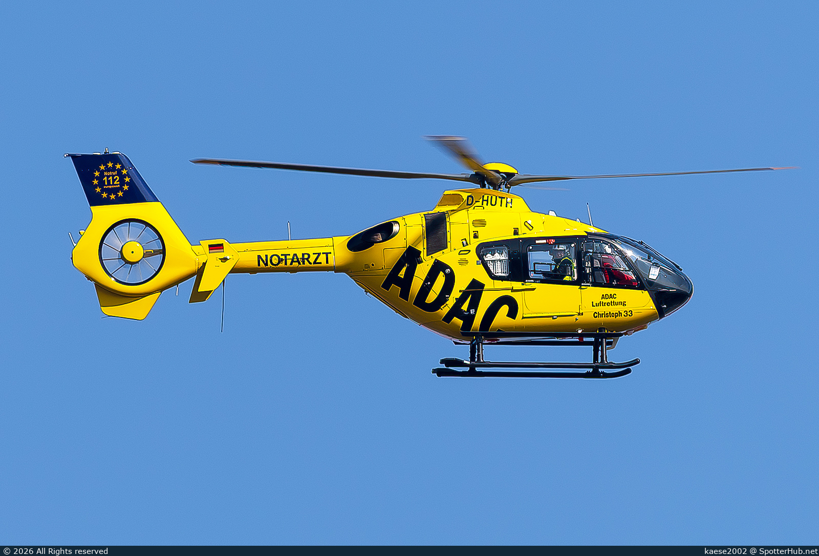Photo of D-HUTH - Eurocopter EC135 P2+ operated by ADAC Luftrettung