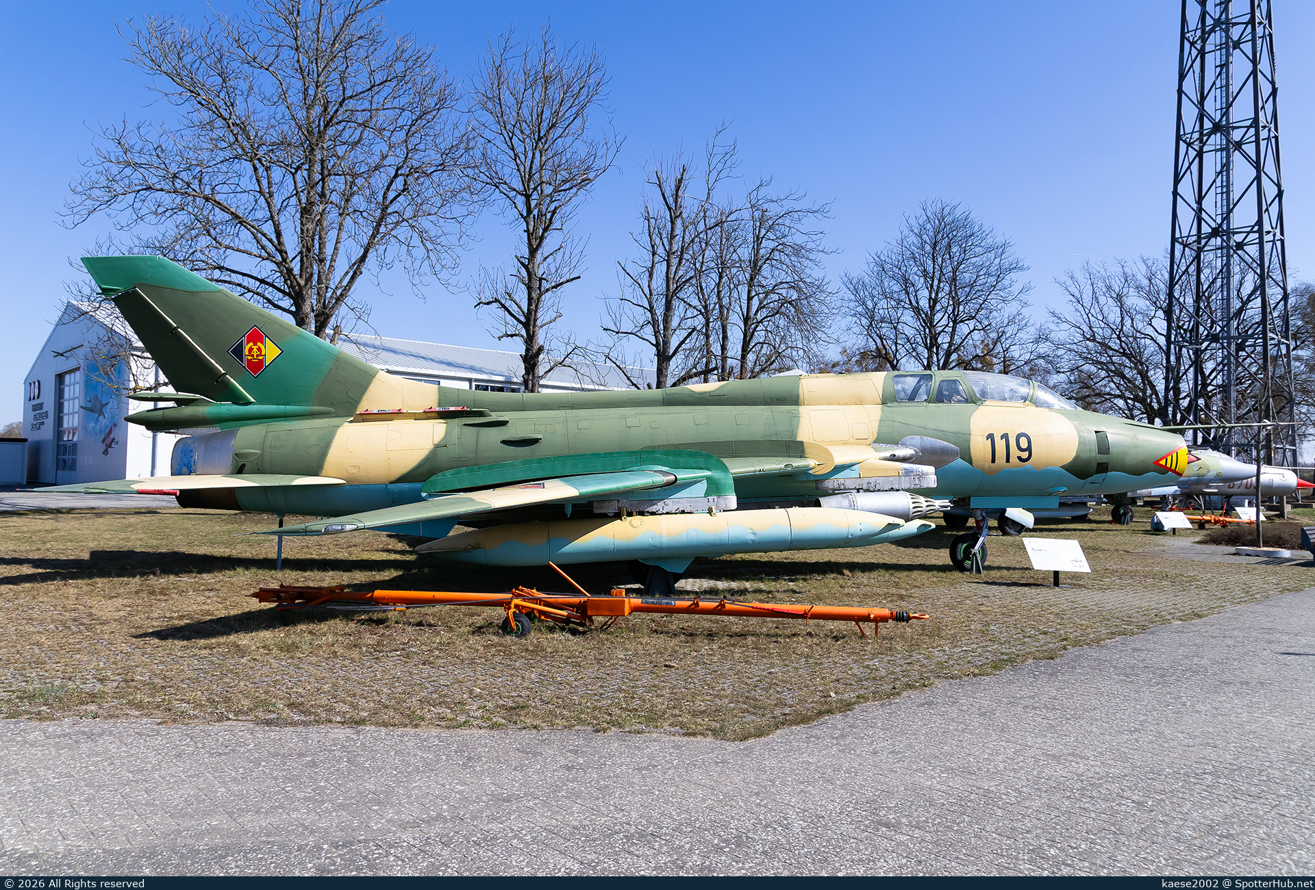 Photo of 119 - Sukhoi Su-22UM3K Fitter-G operated by German Democratic Republic Air Force
