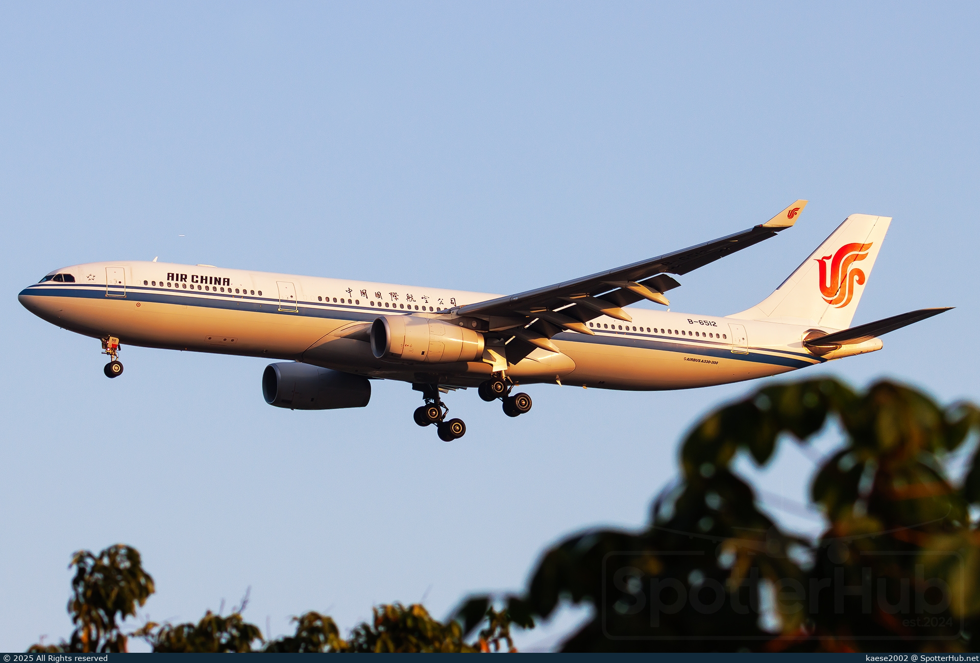 Photo of B-6512 - Airbus A330-343 operated by Air China