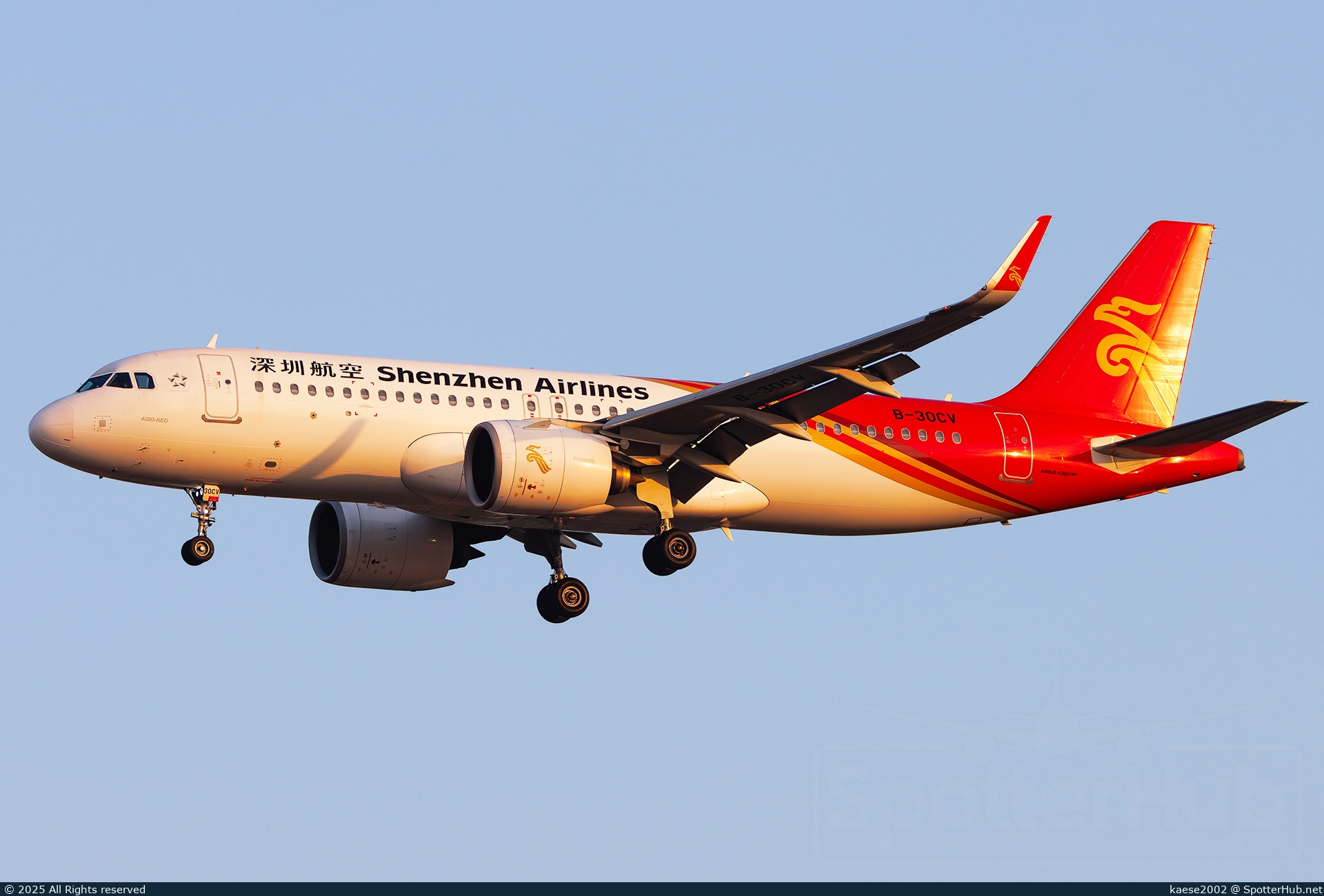 Photo of B-30CV - Airbus A320-271N operated by Shenzhen Airlines