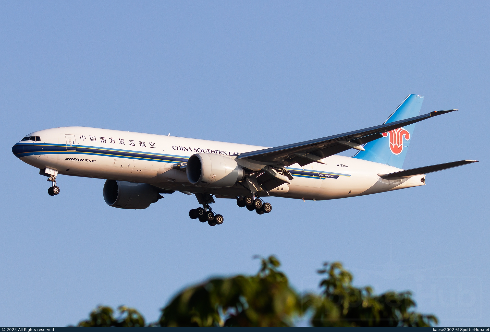 Photo of B-226D - Boeing 777-F1B operated by China Southern Cargo