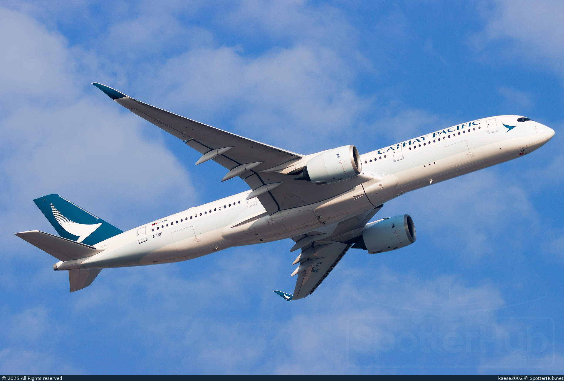 Photo of B-LQF - Airbus A350-941 operated by Cathay Pacific Airways