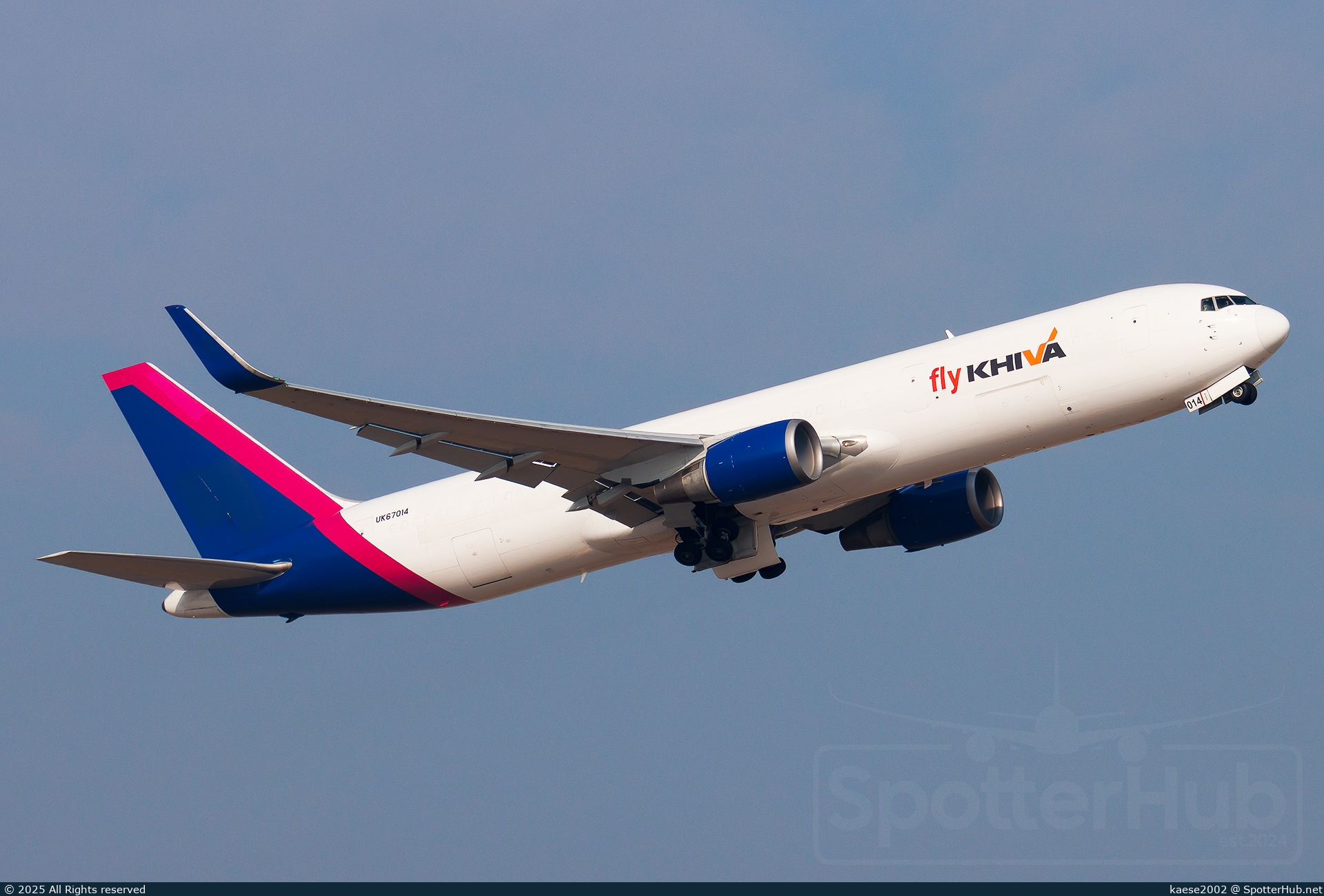 Photo of UK67014 - Boeing 767-304(ER)(BCF) operated by Fly Khiva